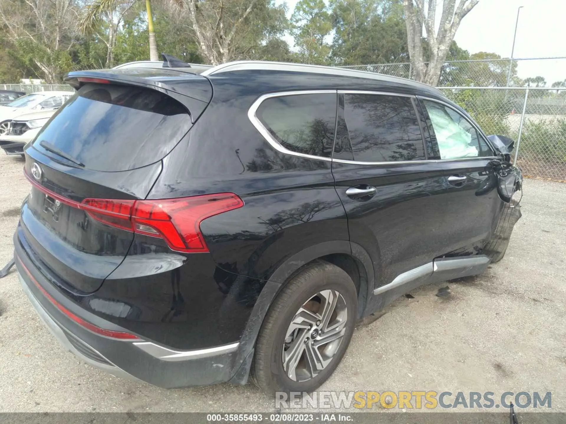 4 fotografías del automóvil dañado 5NMS34AJ5NH464293 HYUNDAI SANTA FE 2022