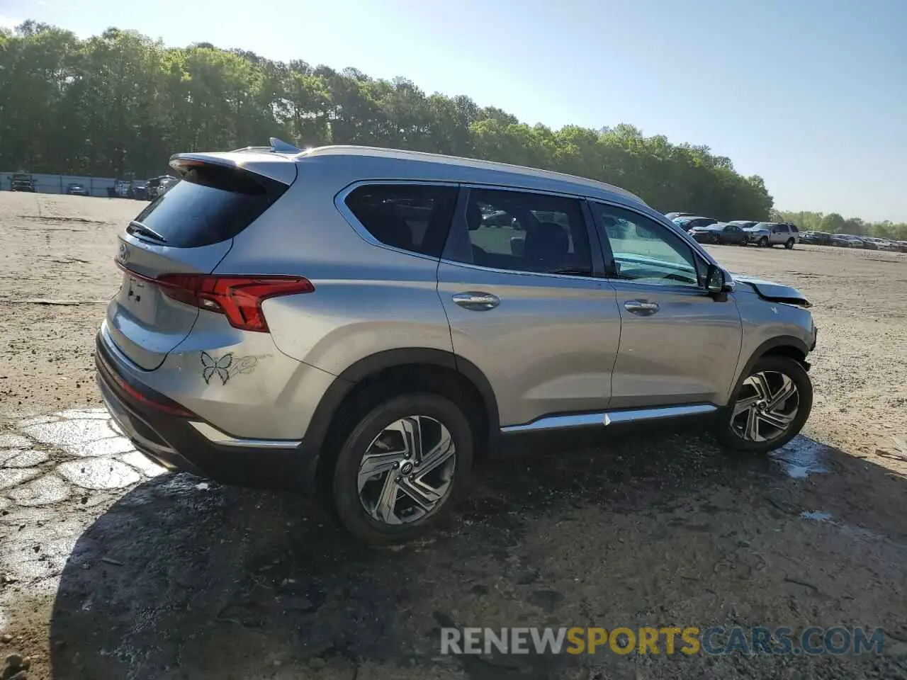 3 fotografías del automóvil dañado 5NMS34AJ5NH474435 HYUNDAI SANTA FE 2022