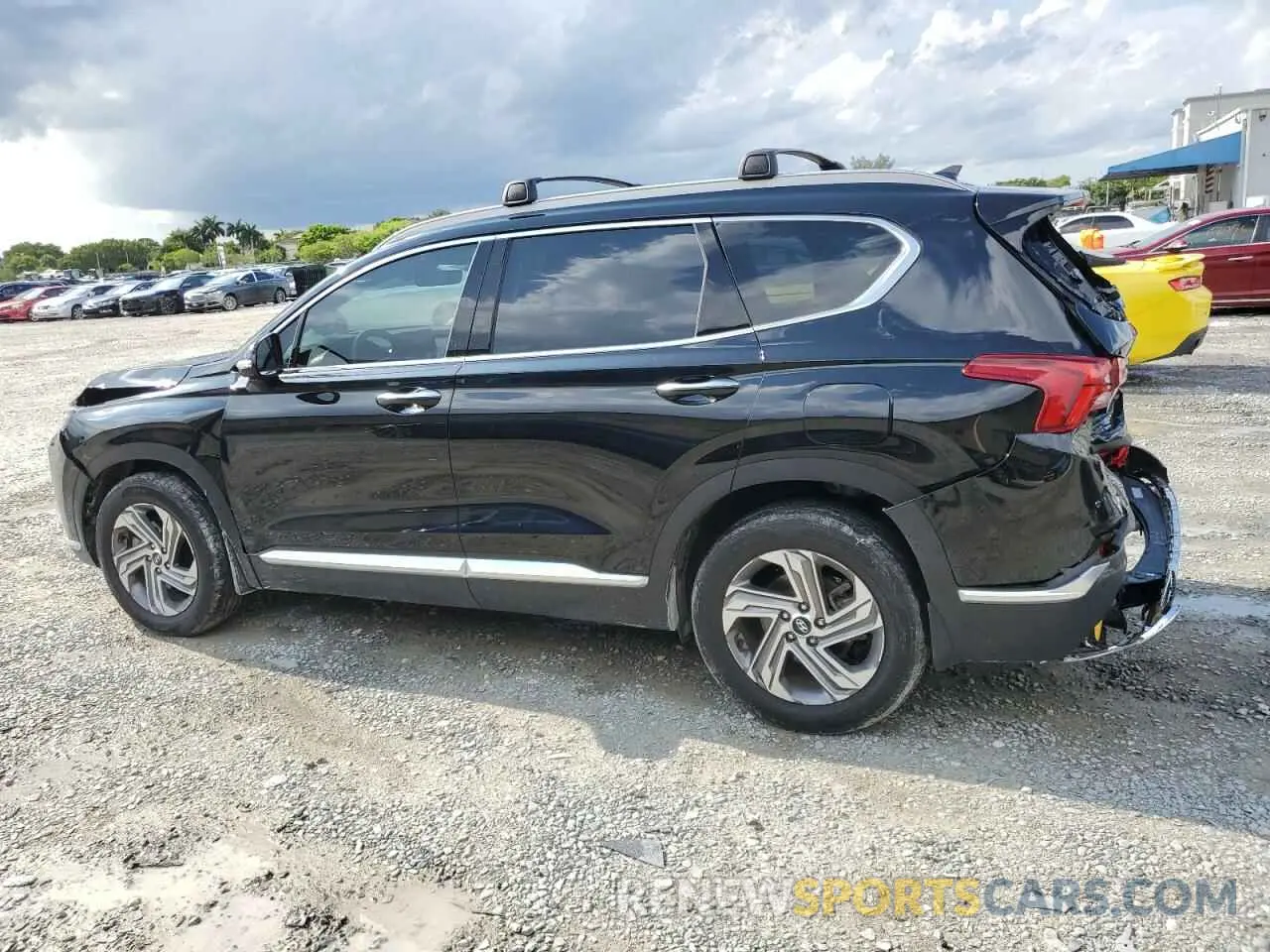 2 fotografías del automóvil dañado 5NMS34AJ6NH461743 HYUNDAI SANTA FE 2022