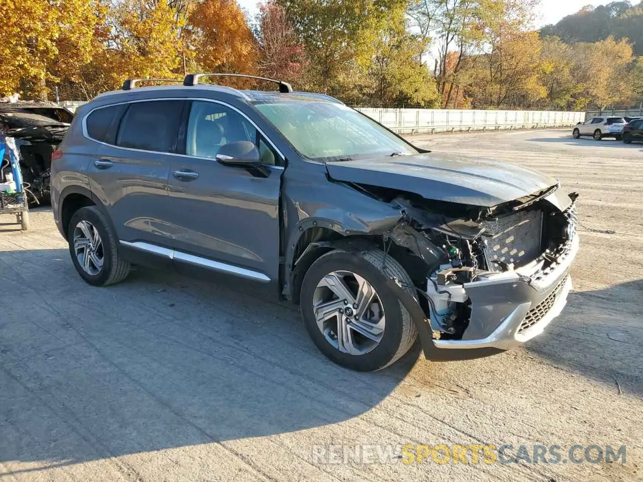 4 fotografías del automóvil dañado 5NMS3DAJ1NH380519 HYUNDAI SANTA FE 2022