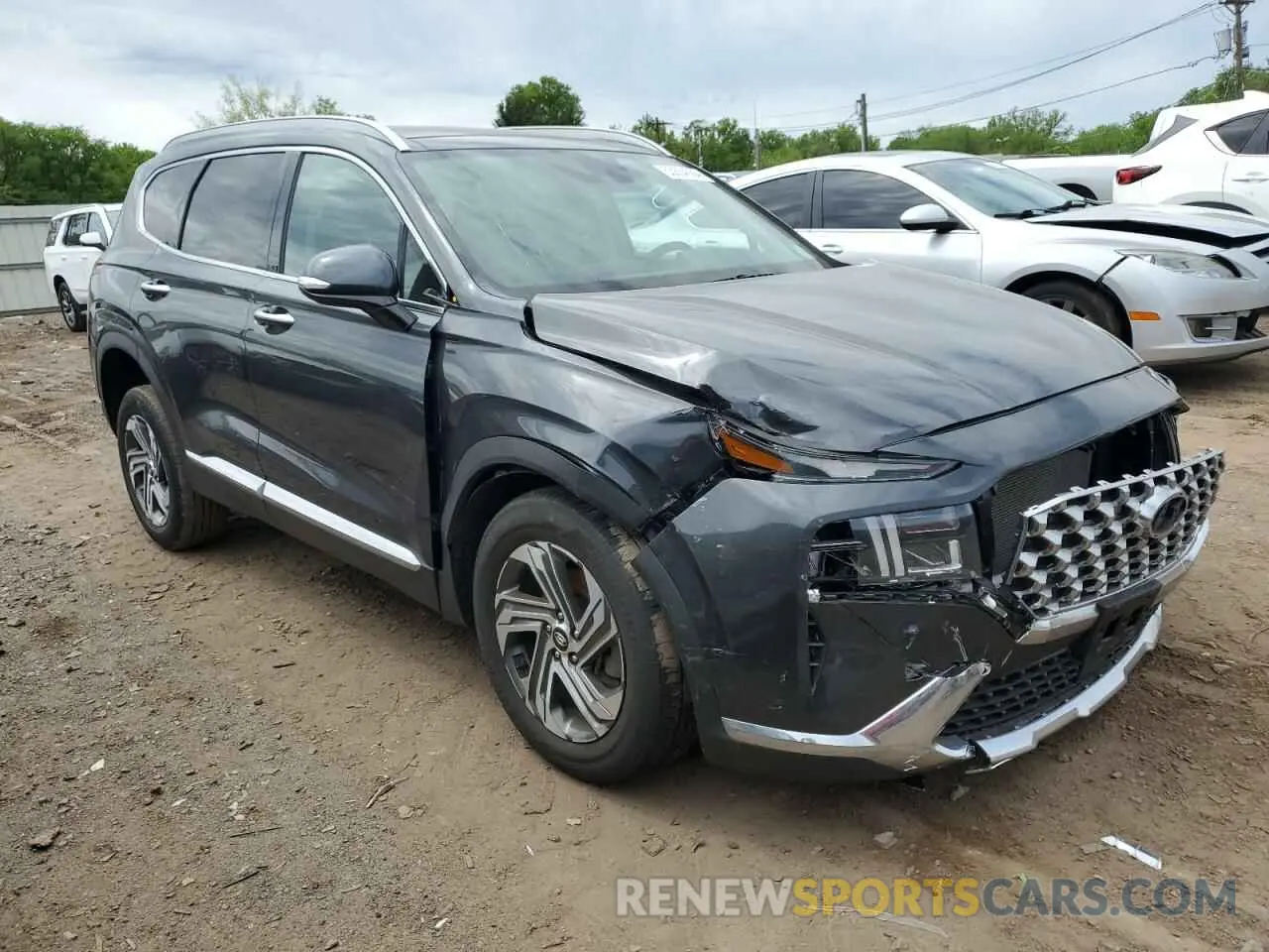 4 fotografías del automóvil dañado 5NMS3DAJ2NH392386 HYUNDAI SANTA FE 2022