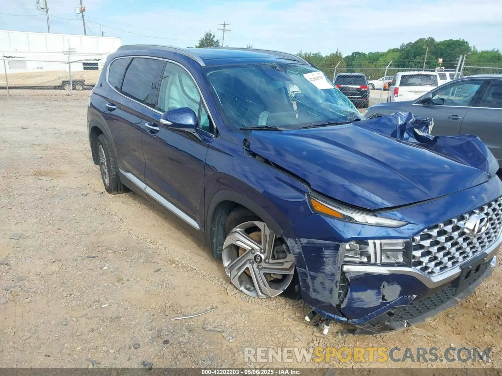 1 fotografías del automóvil dañado 5NMS3DAJ4NH380479 HYUNDAI SANTA FE 2022
