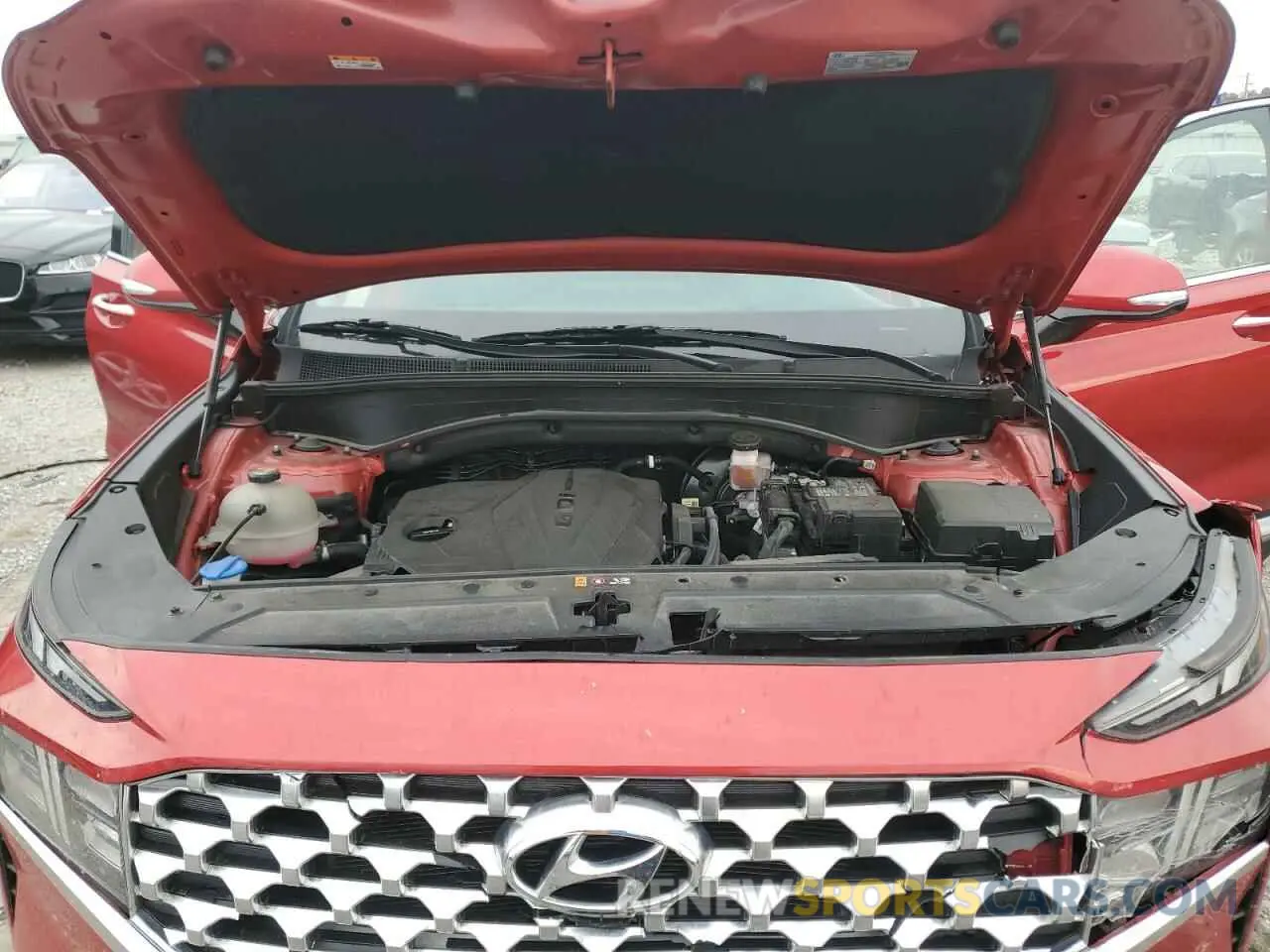 13 fotografías del automóvil dañado 5NMS3DAJ4NH456069 HYUNDAI SANTA FE 2022