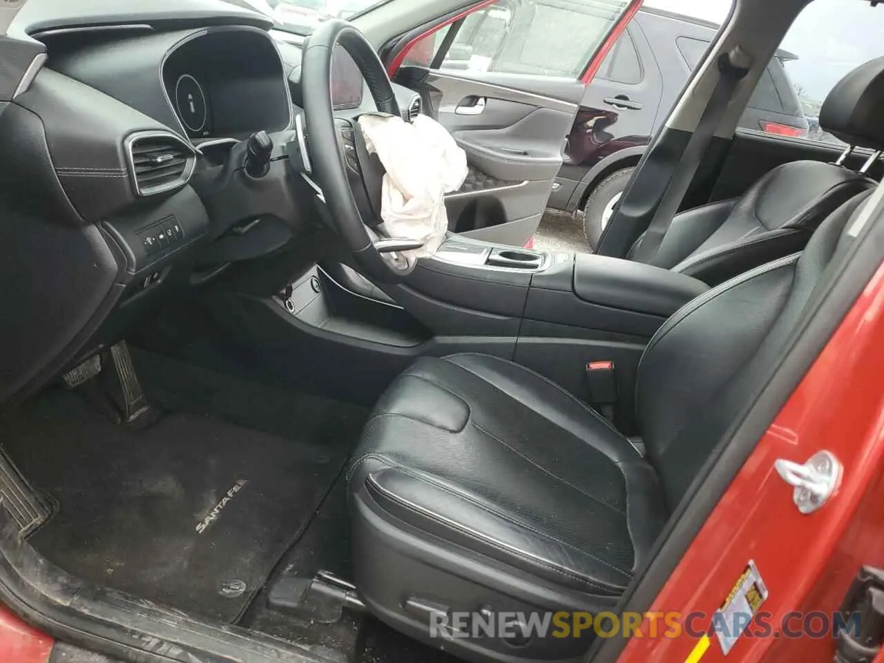 7 fotografías del automóvil dañado 5NMS3DAJ4NH456069 HYUNDAI SANTA FE 2022