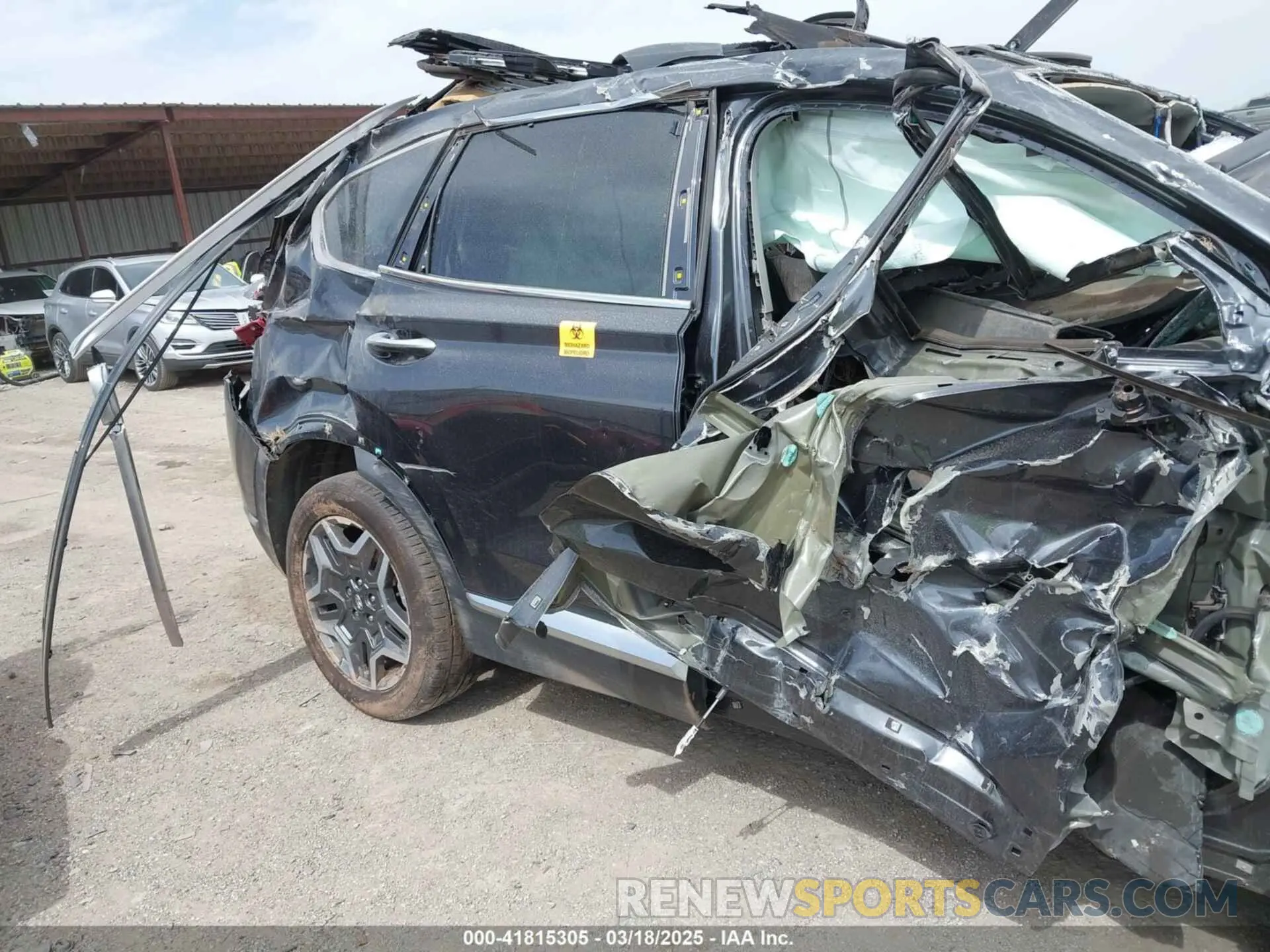 12 fotografías del automóvil dañado 5NMS3DAJ4NH456444 HYUNDAI SANTA FE 2022