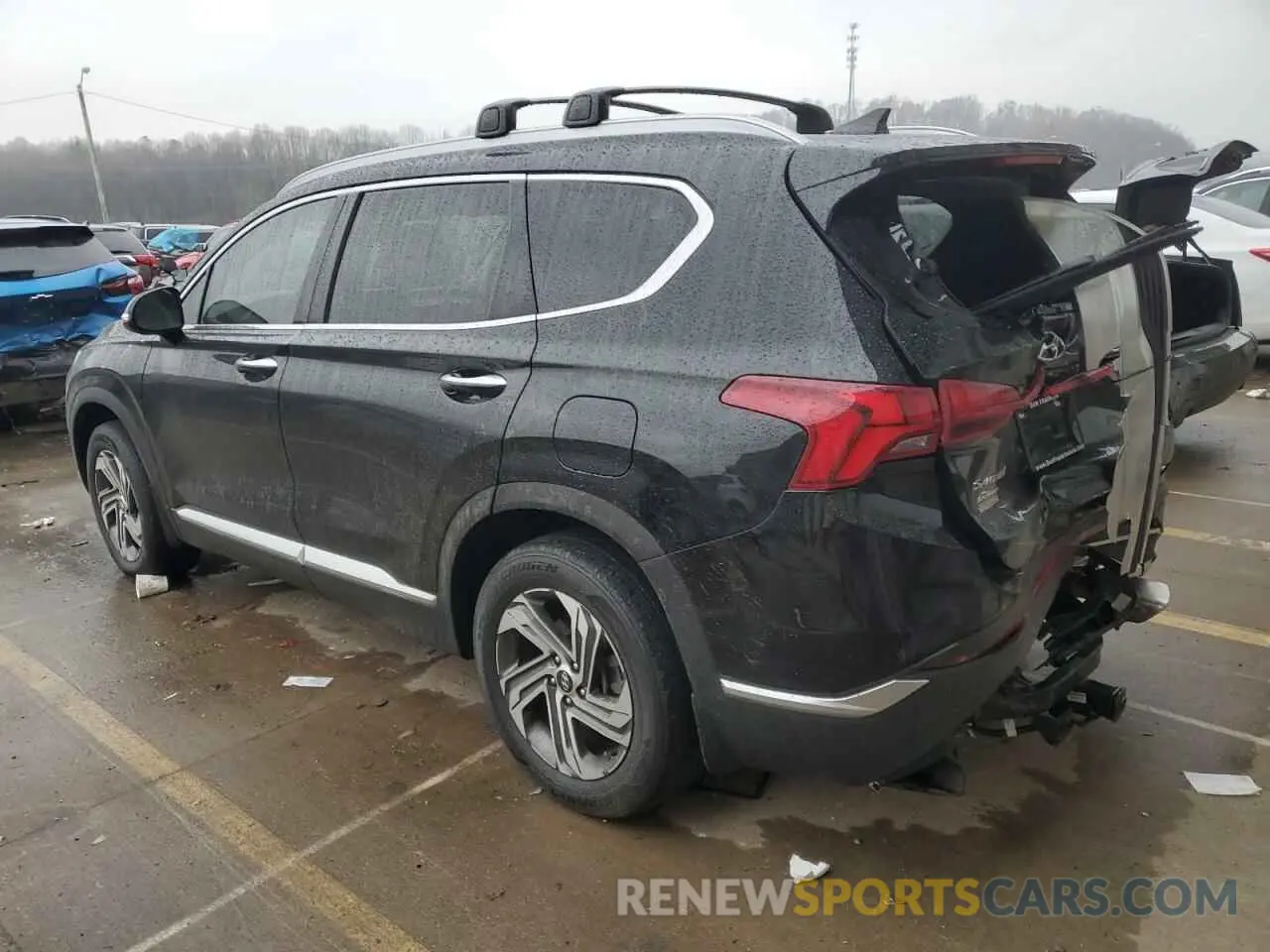 2 fotografías del automóvil dañado 5NMS3DAJ6NH421999 HYUNDAI SANTA FE 2022