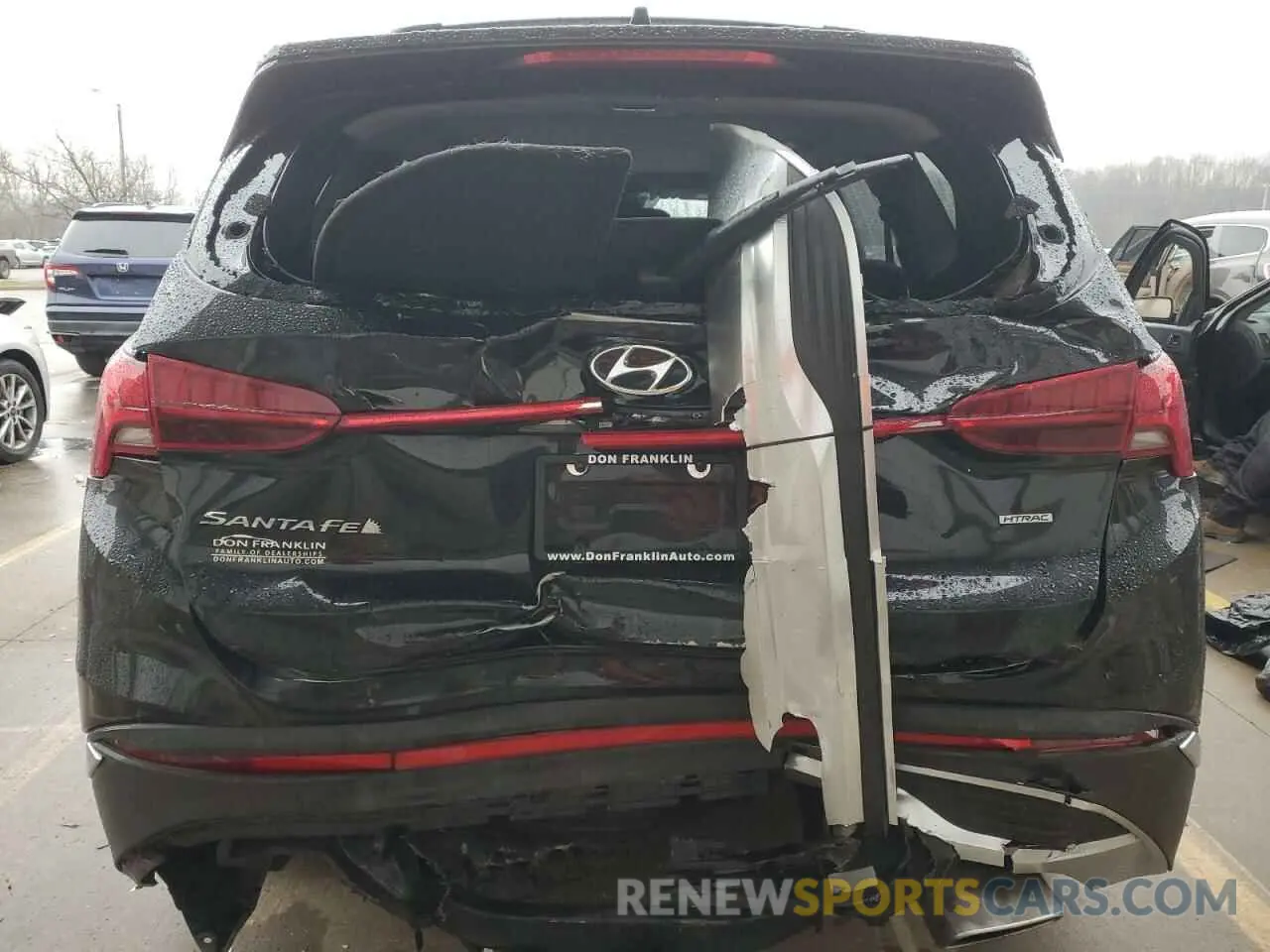 6 fotografías del automóvil dañado 5NMS3DAJ6NH421999 HYUNDAI SANTA FE 2022