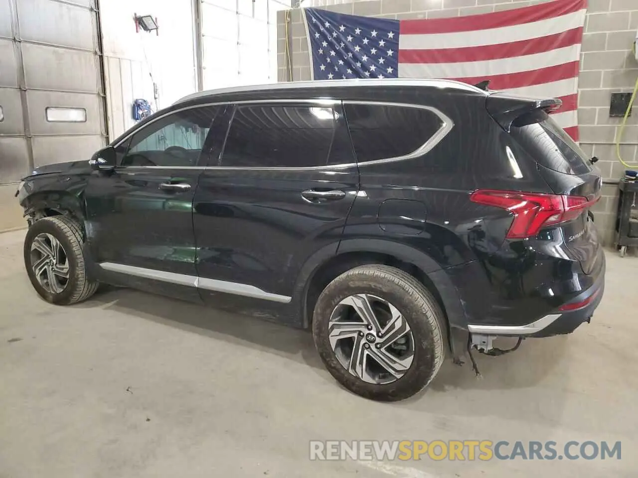 2 fotografías del automóvil dañado 5NMS3DAJ9NH476334 HYUNDAI SANTA FE 2022