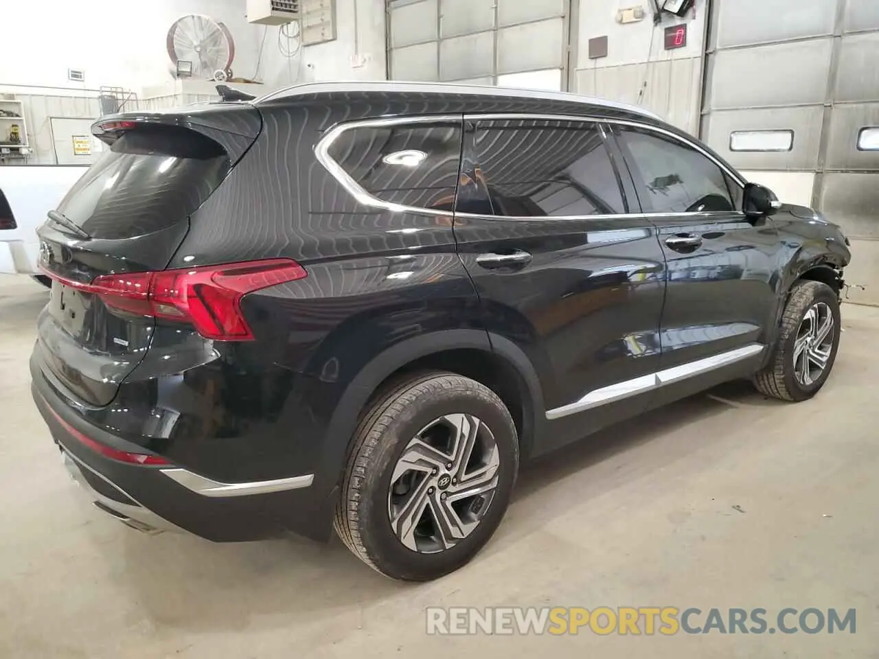 3 fotografías del automóvil dañado 5NMS3DAJ9NH476334 HYUNDAI SANTA FE 2022