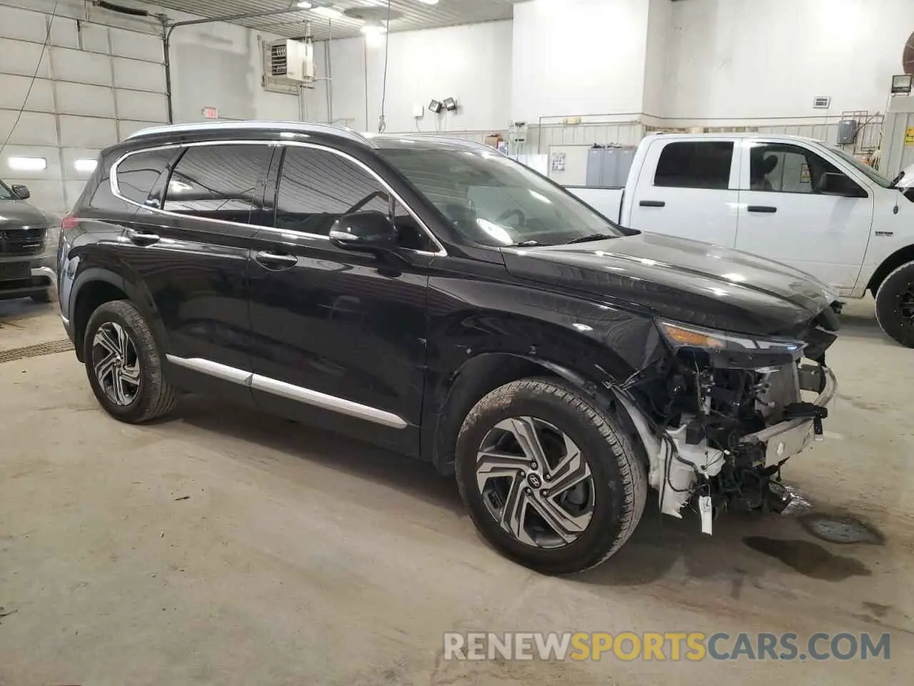 4 fotografías del automóvil dañado 5NMS3DAJ9NH476334 HYUNDAI SANTA FE 2022