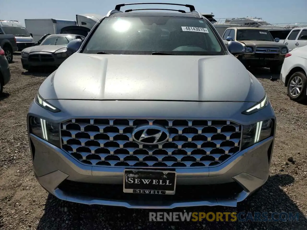 5 fotografías del automóvil dañado 5NMS44AL1NH376615 HYUNDAI SANTA FE 2022