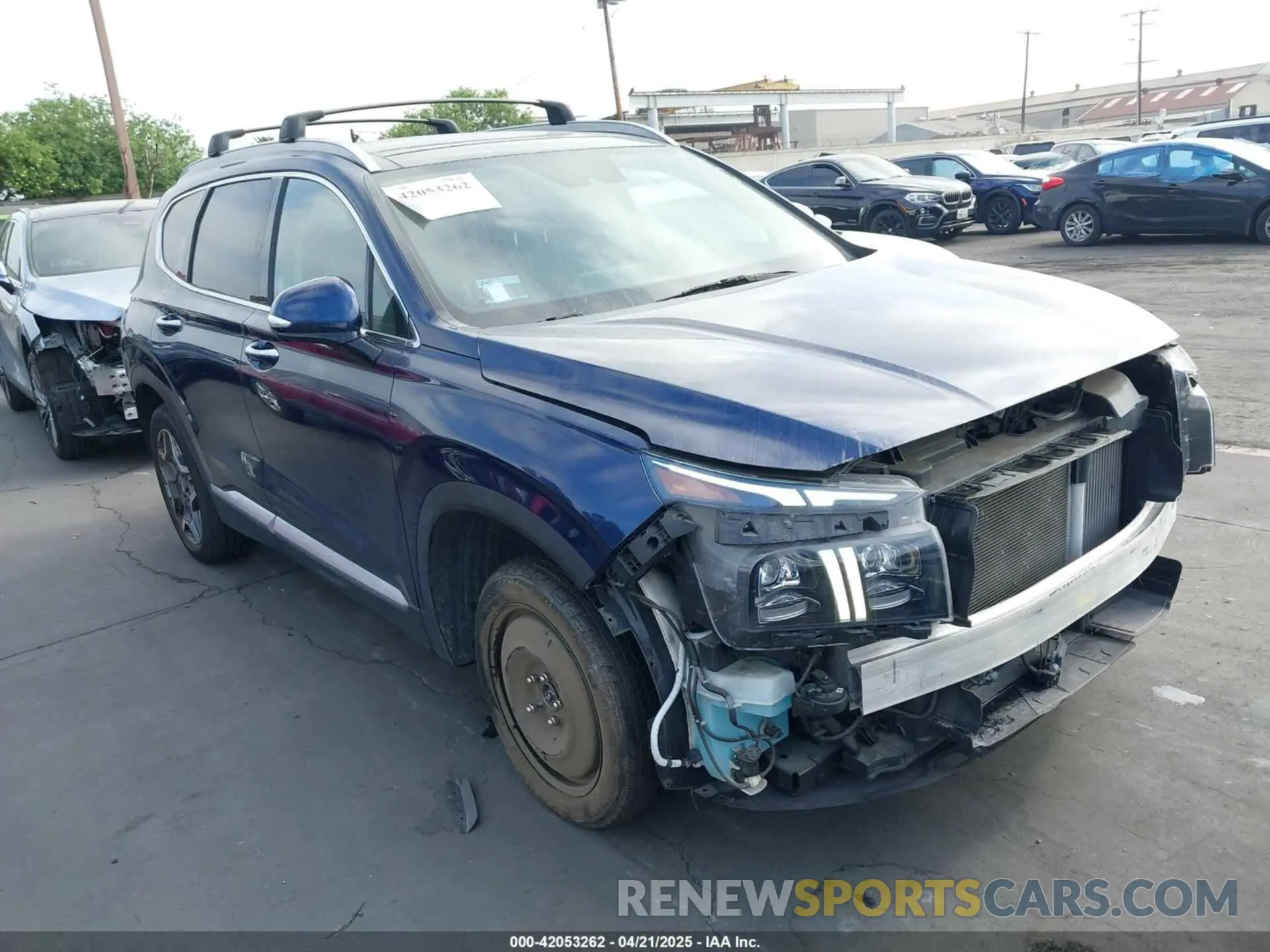 1 fotografías del automóvil dañado 5NMS44AL4NH453428 HYUNDAI SANTA FE 2022