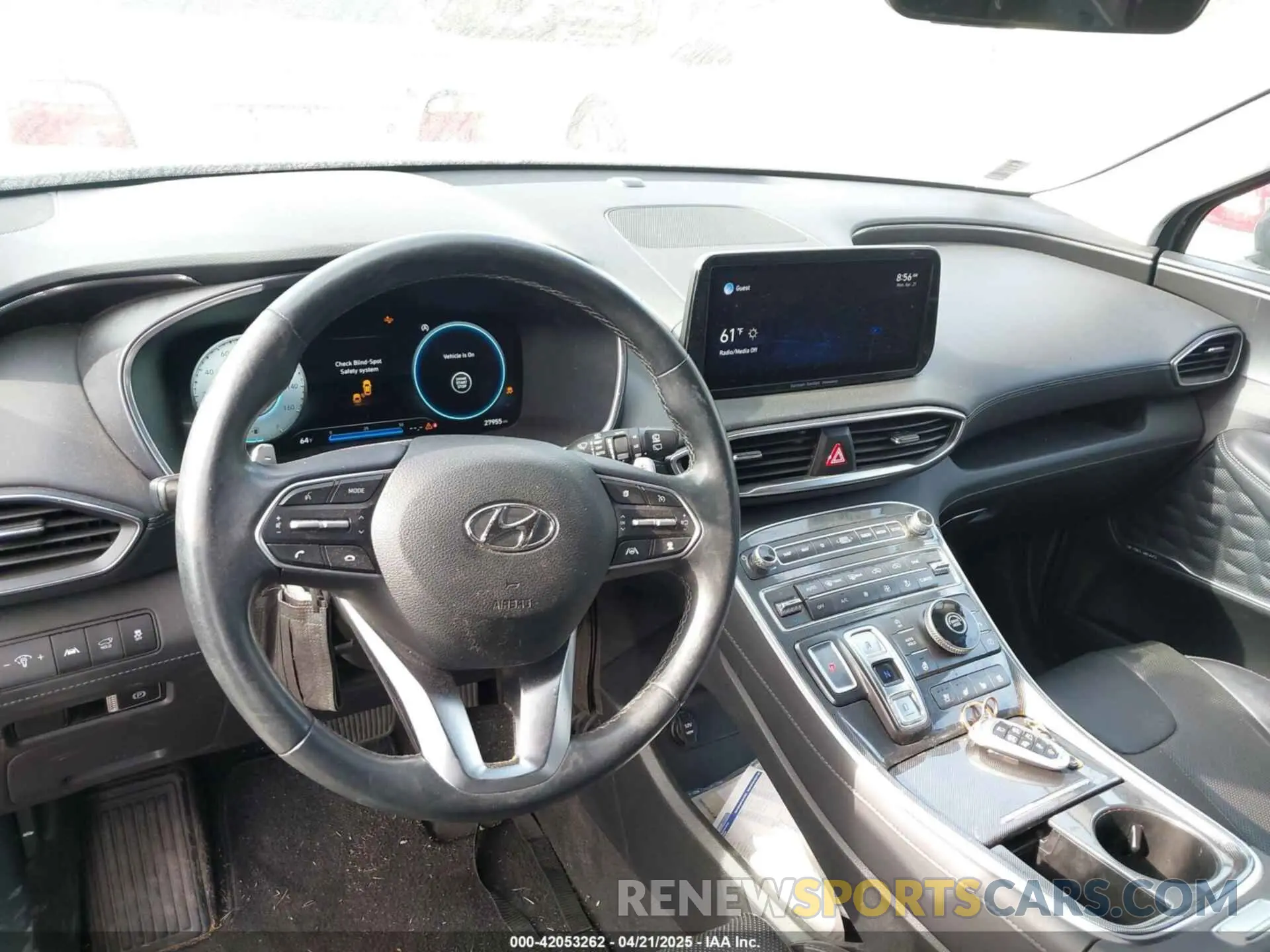 21 fotografías del automóvil dañado 5NMS44AL4NH453428 HYUNDAI SANTA FE 2022