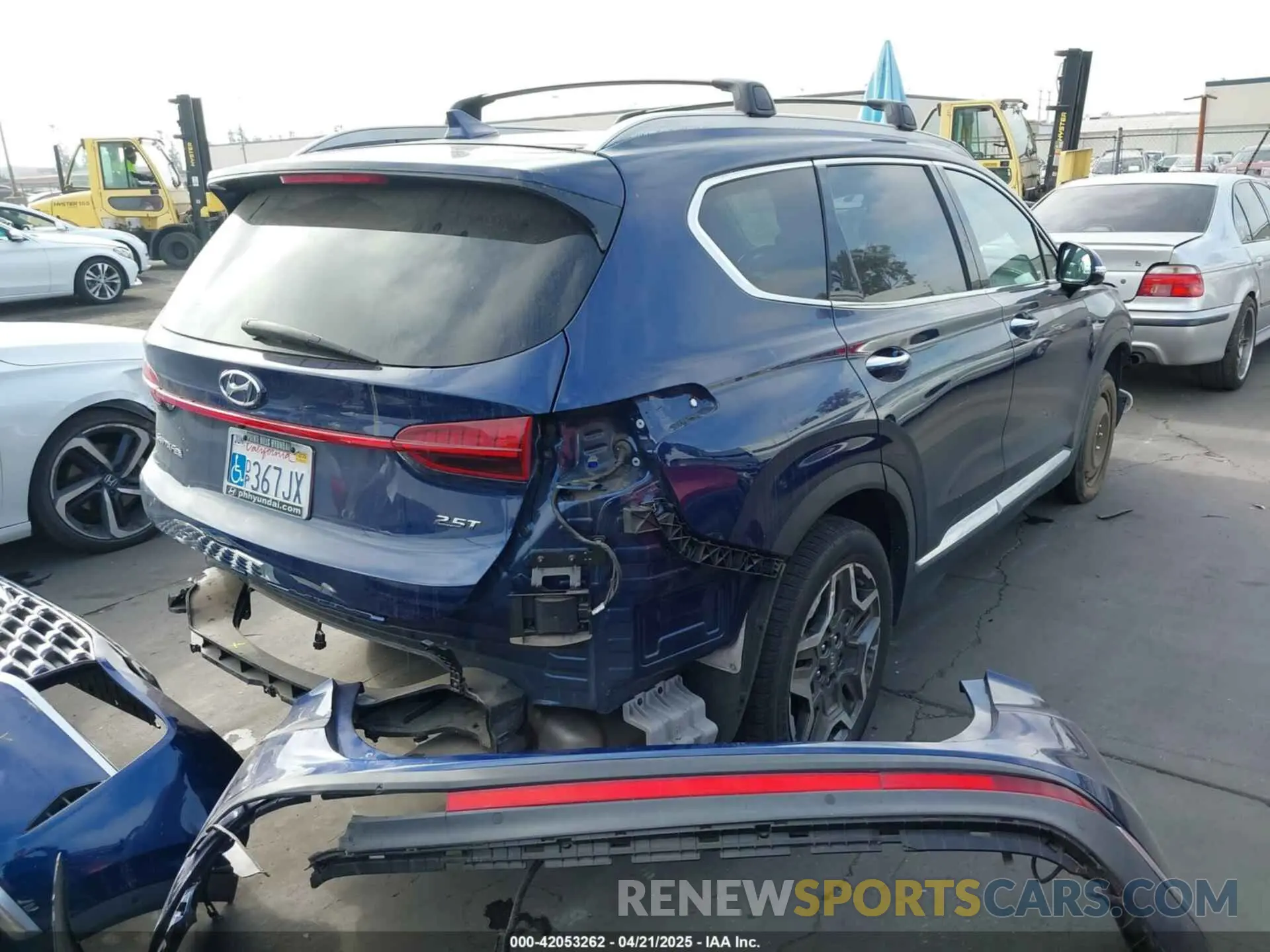 4 fotografías del automóvil dañado 5NMS44AL4NH453428 HYUNDAI SANTA FE 2022