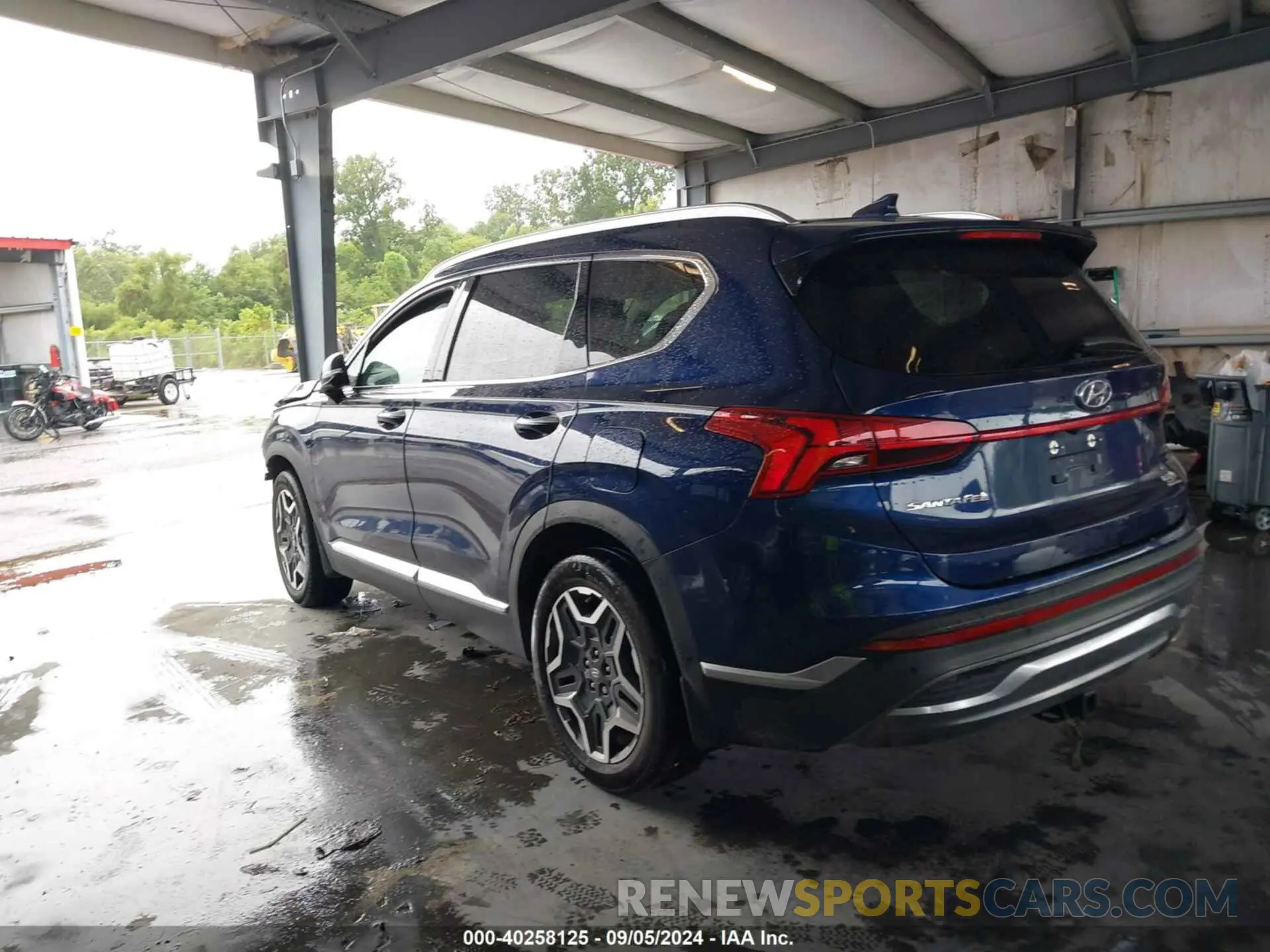3 fotografías del automóvil dañado 5NMS44AL5NH469170 HYUNDAI SANTA FE 2022