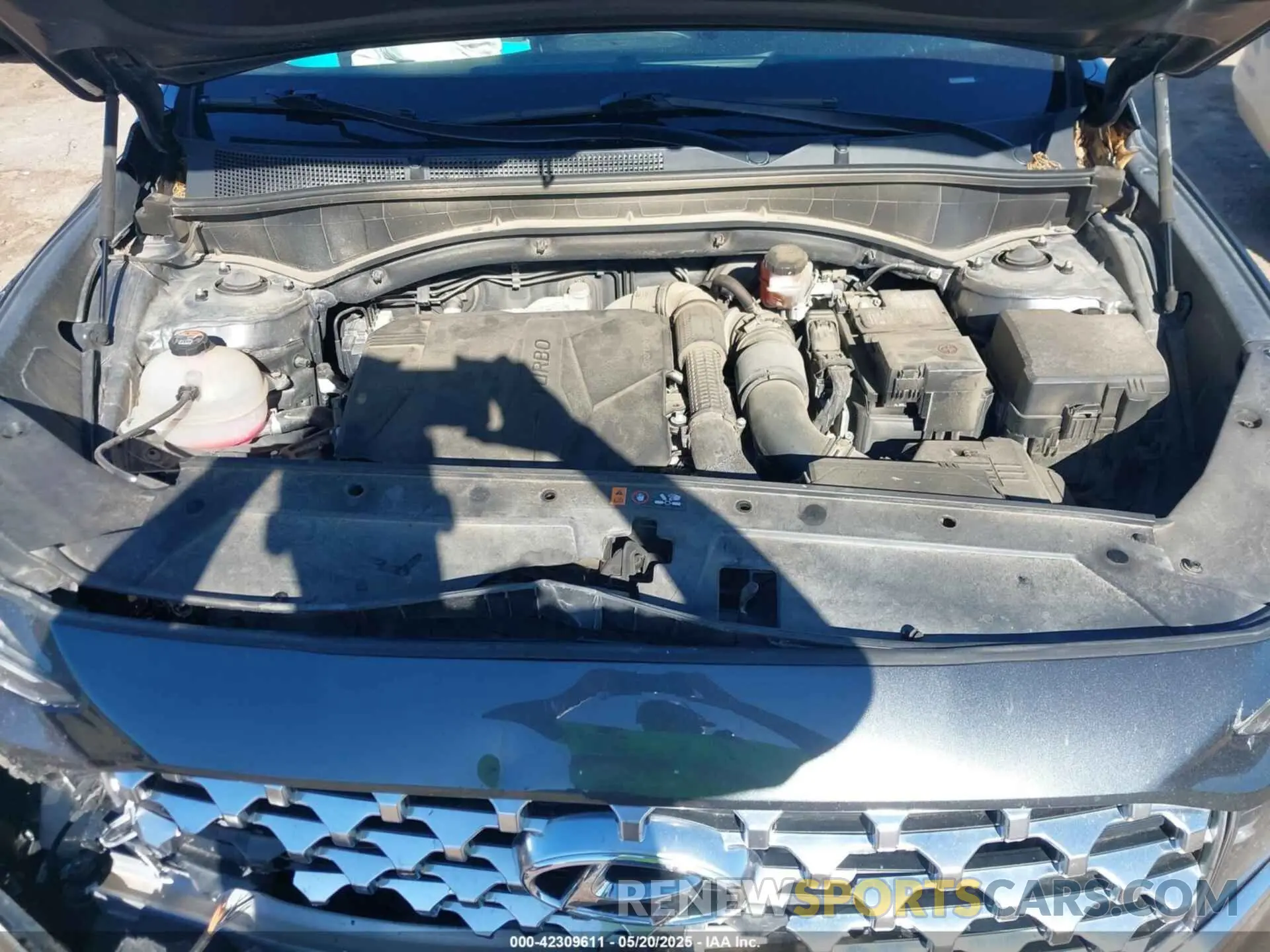 10 fotografías del automóvil dañado 5NMS44AL6NH479156 HYUNDAI SANTA FE 2022