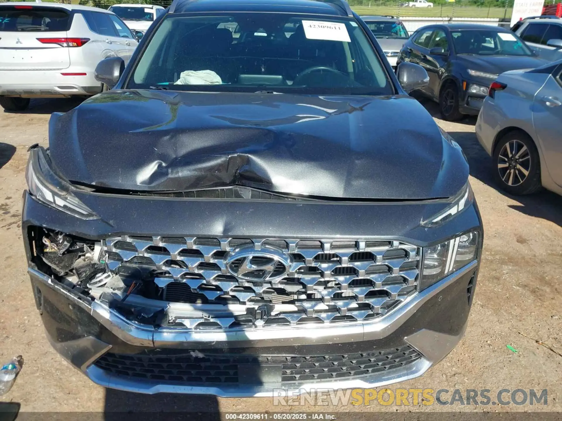 12 fotografías del automóvil dañado 5NMS44AL6NH479156 HYUNDAI SANTA FE 2022