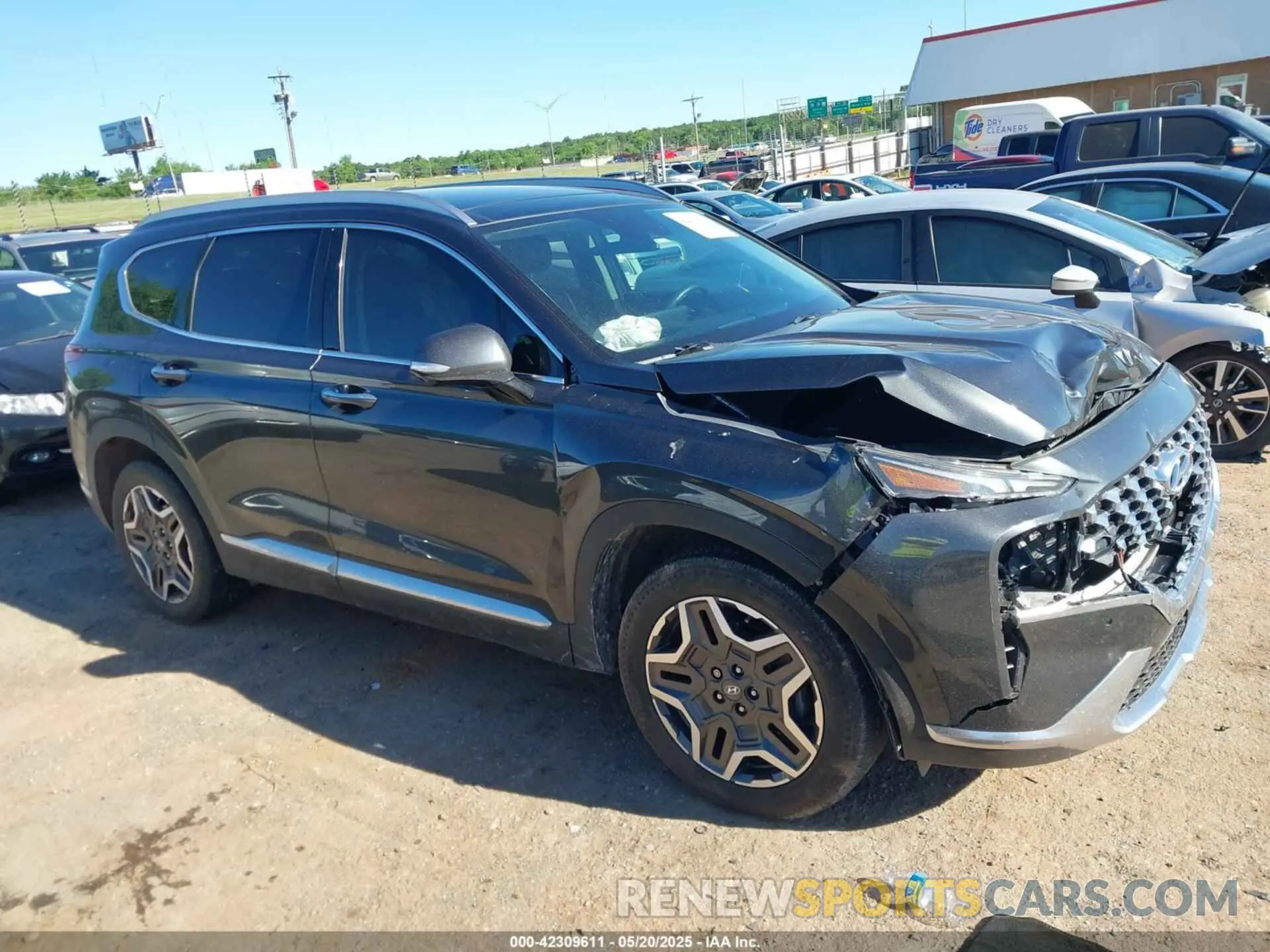 13 fotografías del automóvil dañado 5NMS44AL6NH479156 HYUNDAI SANTA FE 2022