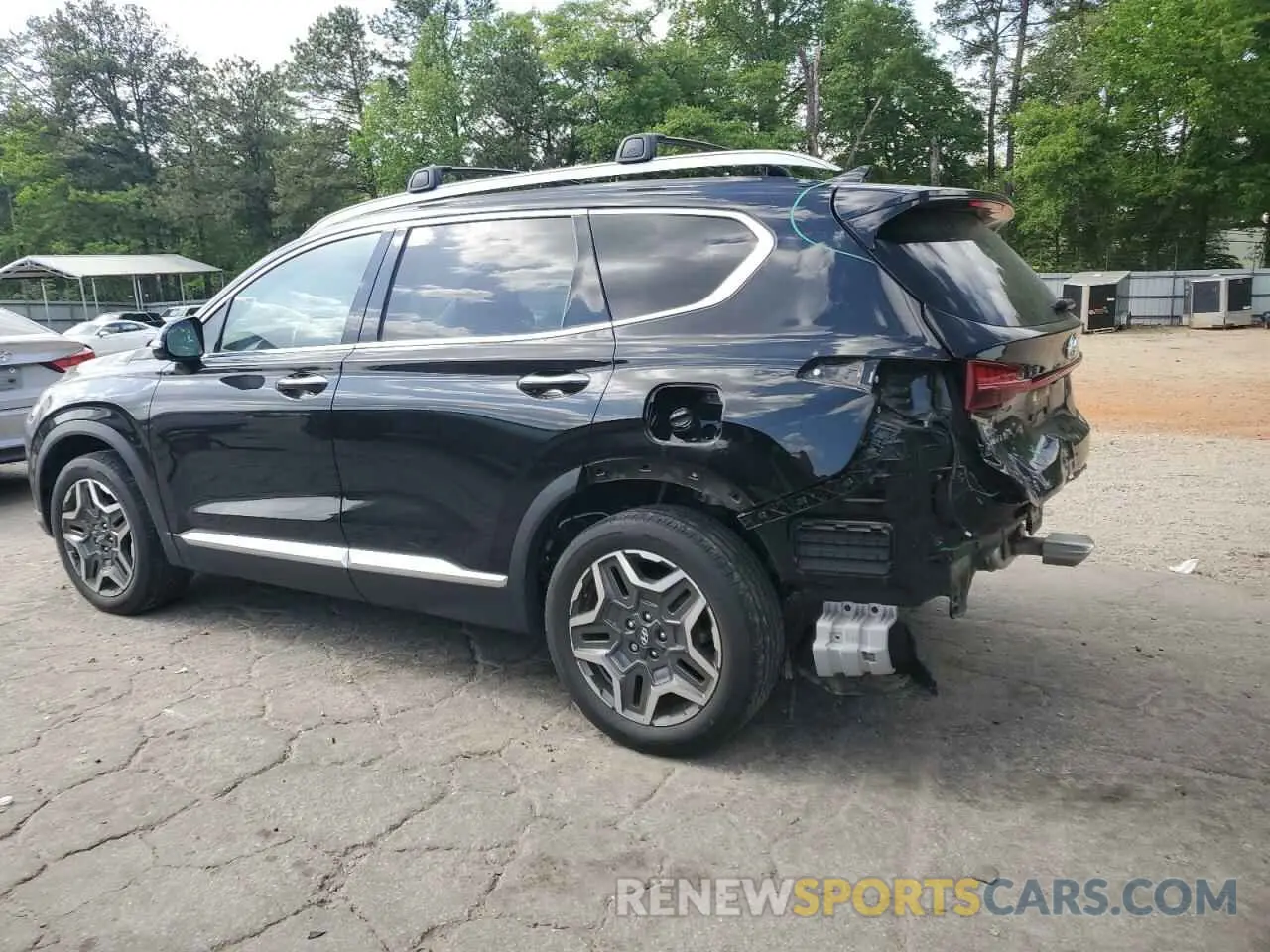 2 fotografías del automóvil dañado 5NMS44AL7NH376733 HYUNDAI SANTA FE 2022