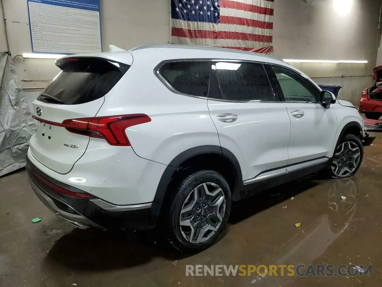 3 fotografías del automóvil dañado 5NMS4DAL7NH416275 HYUNDAI SANTA FE 2022