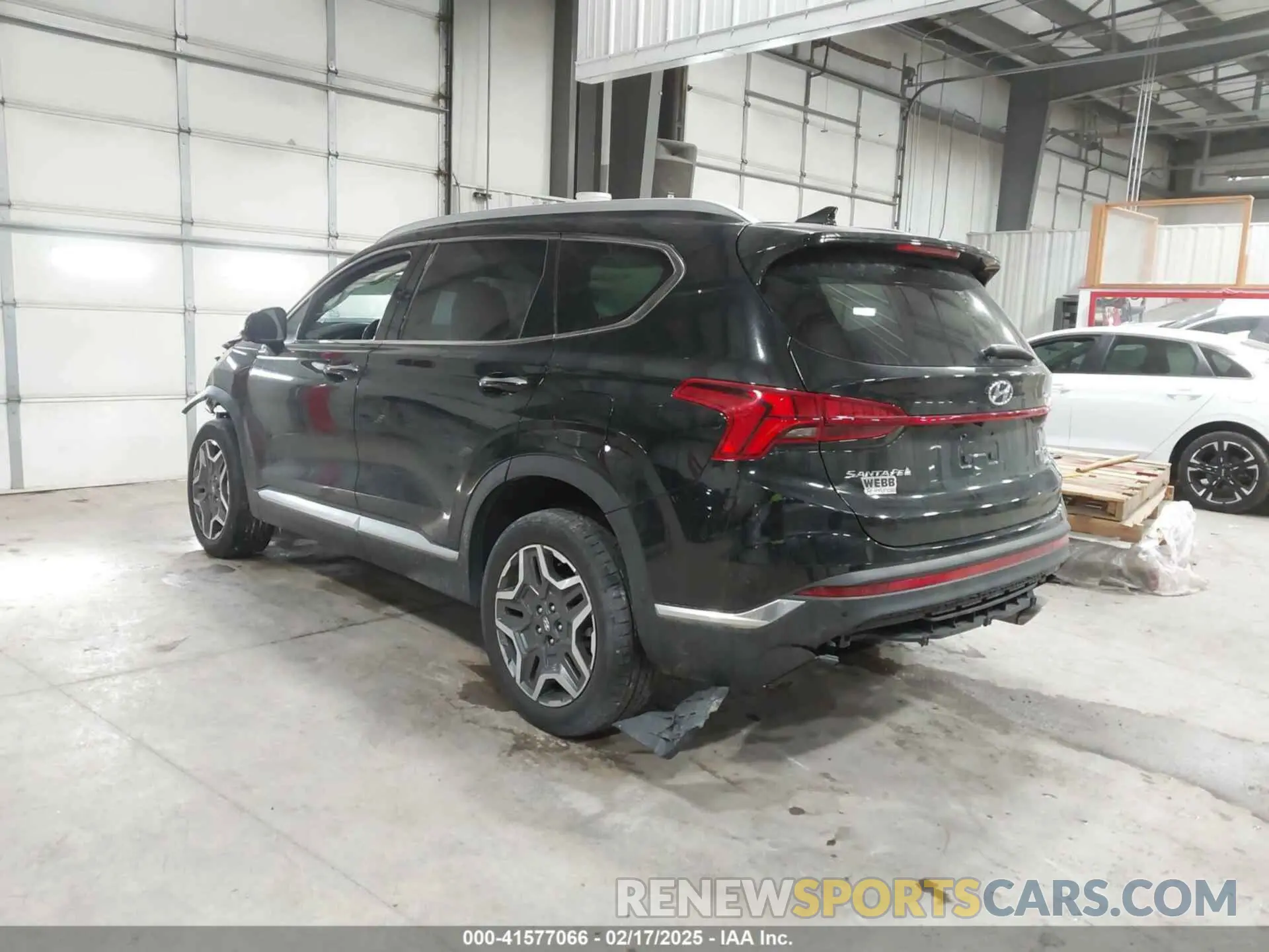 3 fotografías del automóvil dañado 5NMS4DAL7NH416471 HYUNDAI SANTA FE 2022