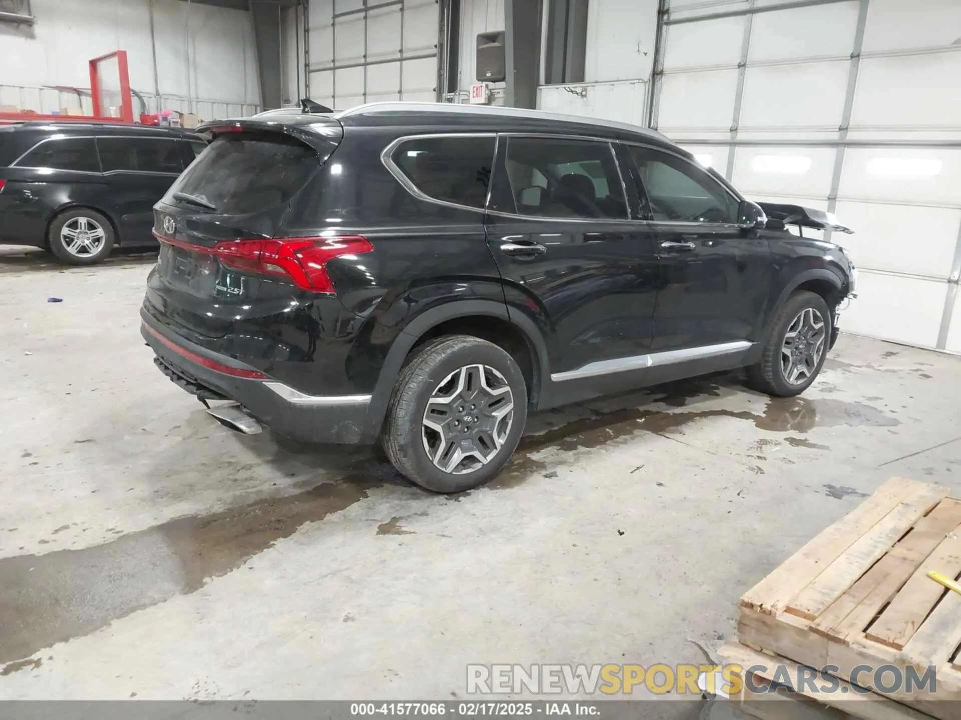 4 fotografías del automóvil dañado 5NMS4DAL7NH416471 HYUNDAI SANTA FE 2022