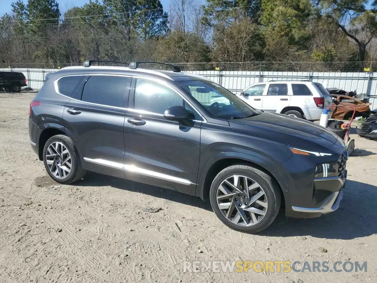 4 fotografías del automóvil dañado 5NMS54AL4NH389713 HYUNDAI SANTA FE 2022