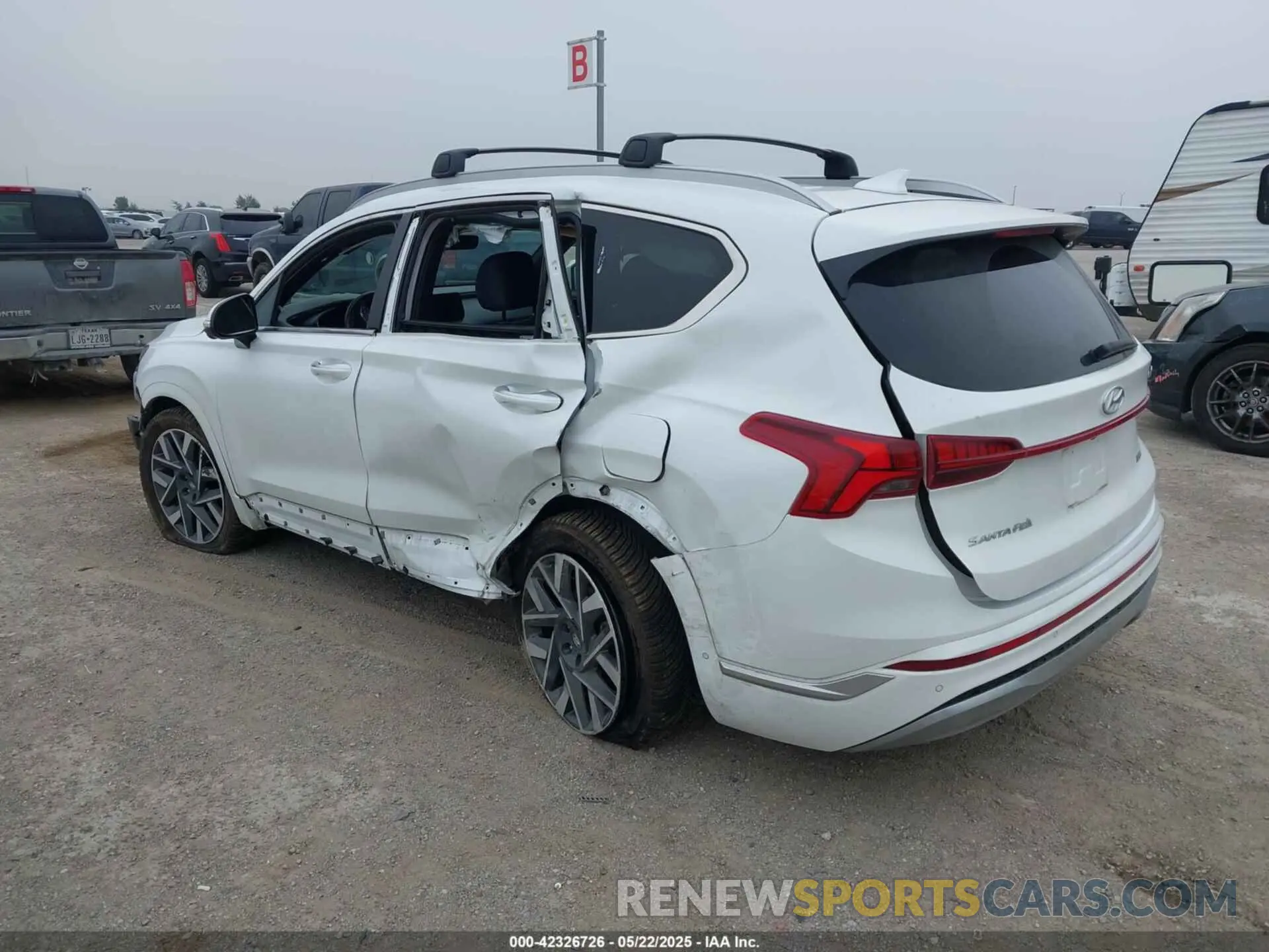 3 fotografías del automóvil dañado 5NMS54AL6NH471037 HYUNDAI SANTA FE 2022