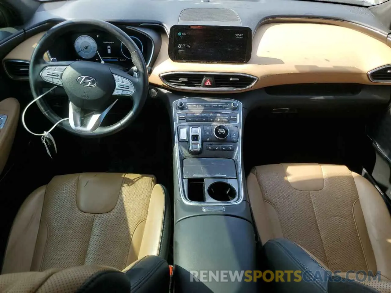8 fotografías del automóvil dañado 5NMS54AL8NH450061 HYUNDAI SANTA FE 2022
