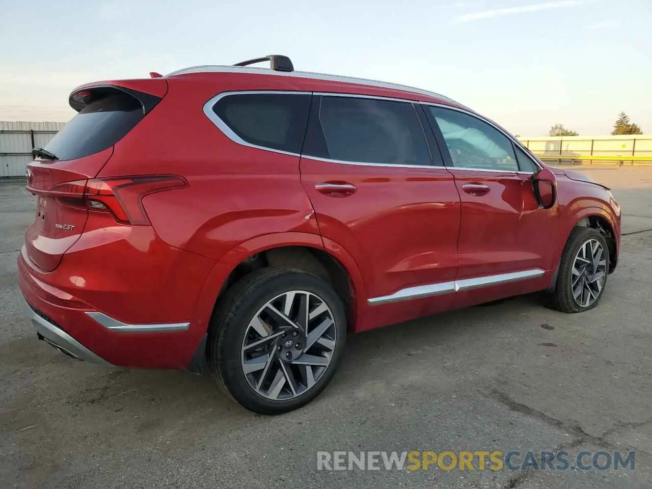 3 fotografías del automóvil dañado 5NMS5DALXNH440616 HYUNDAI SANTA FE 2022