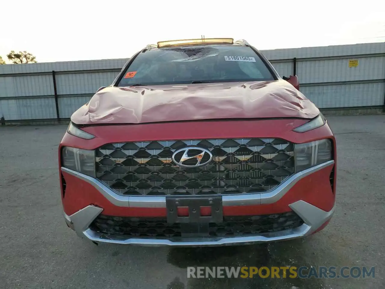 5 fotografías del automóvil dañado 5NMS5DALXNH440616 HYUNDAI SANTA FE 2022