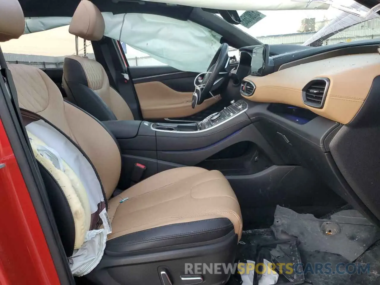 7 fotografías del automóvil dañado 5NMS5DALXNH440616 HYUNDAI SANTA FE 2022