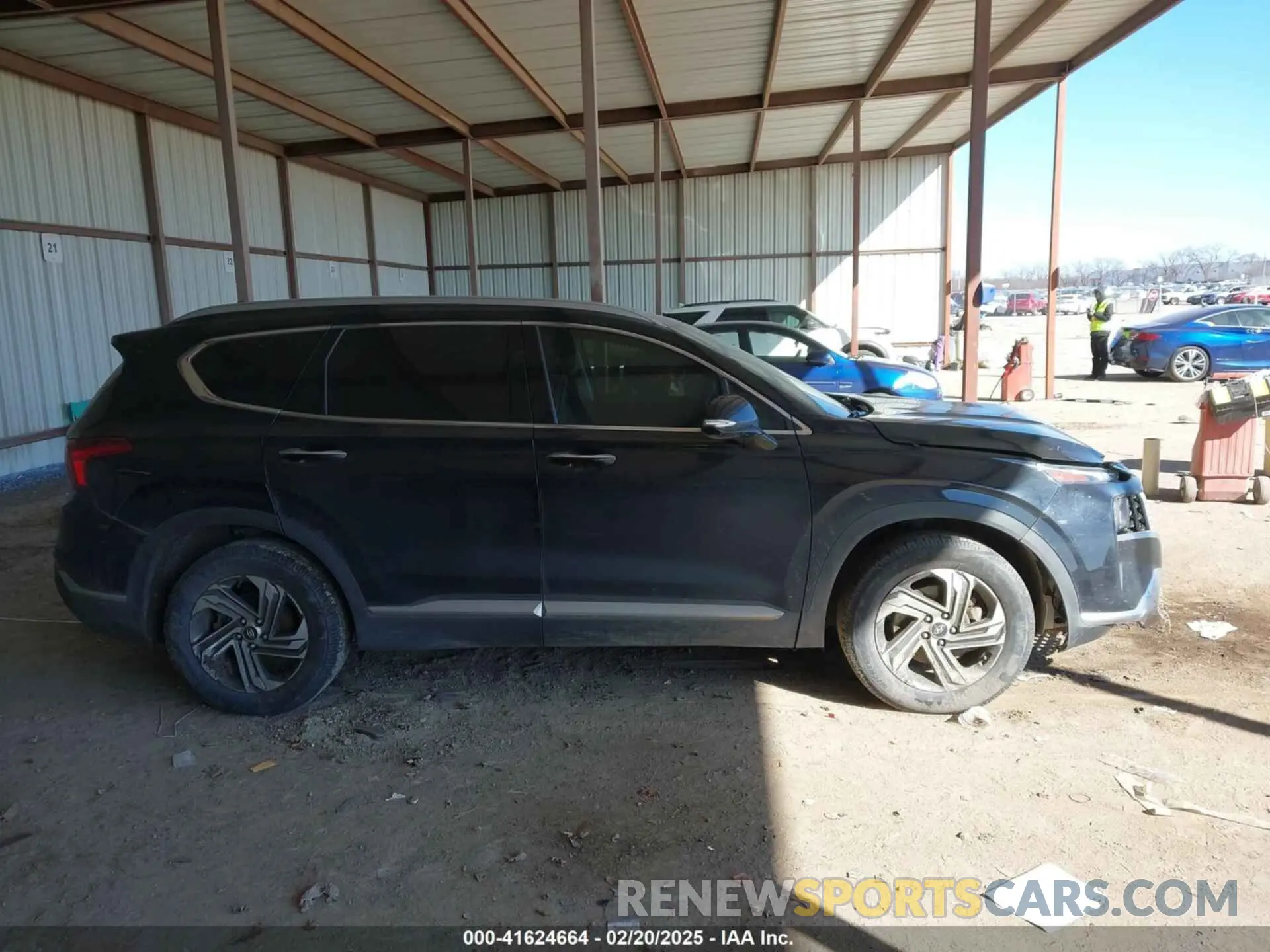 13 fotografías del automóvil dañado 5NMS64AJ4NH392395 HYUNDAI SANTA FE 2022
