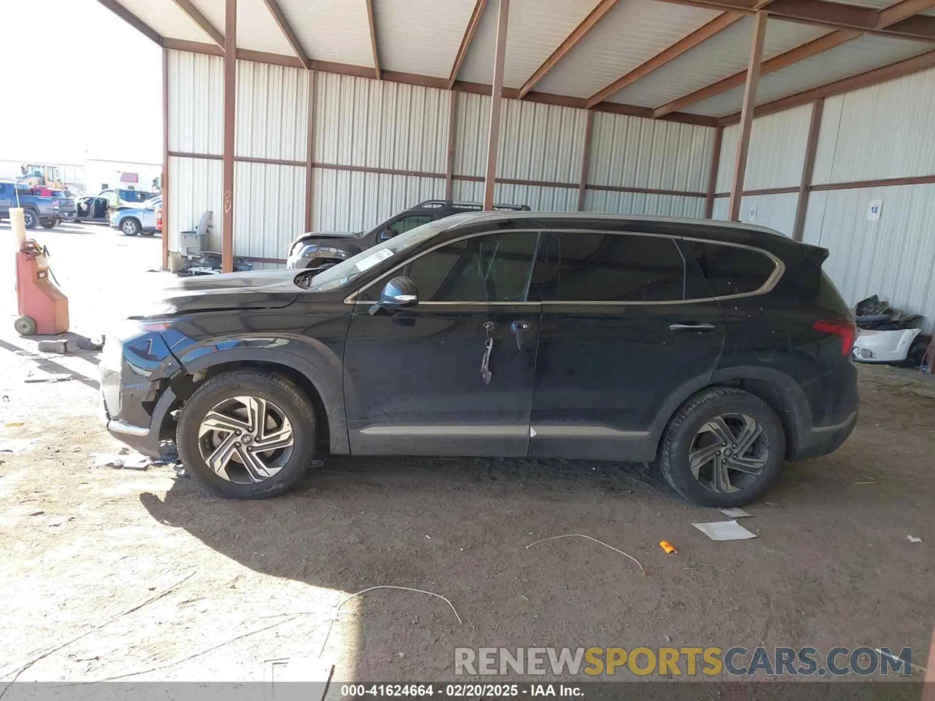 14 fotografías del automóvil dañado 5NMS64AJ4NH392395 HYUNDAI SANTA FE 2022