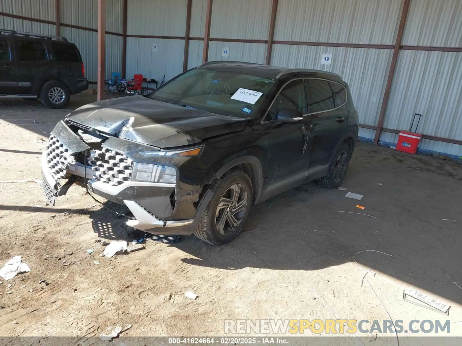 2 fotografías del automóvil dañado 5NMS64AJ4NH392395 HYUNDAI SANTA FE 2022