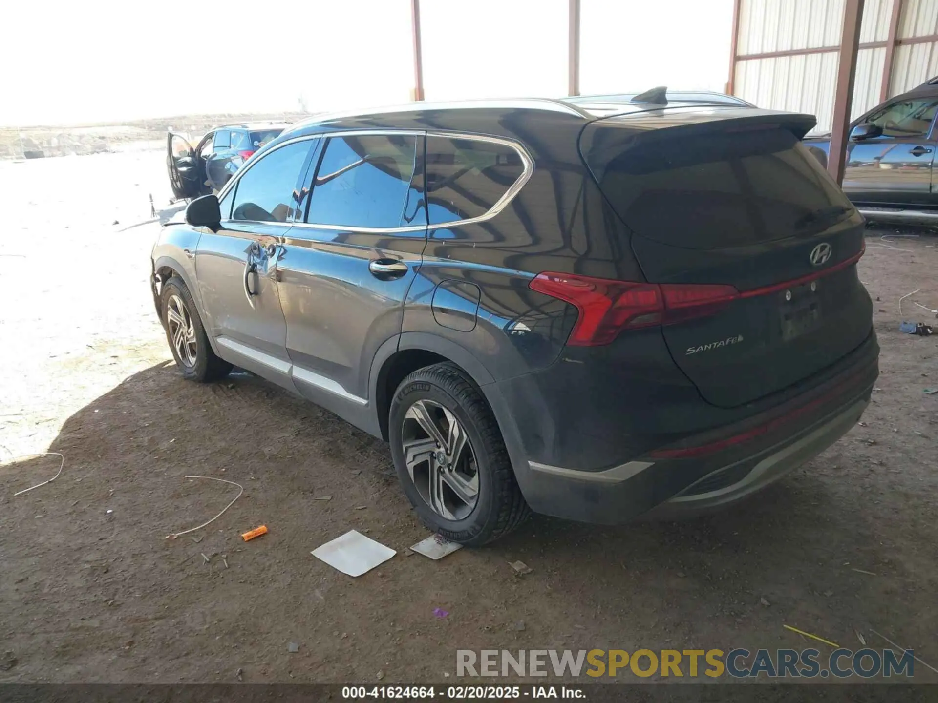 3 fotografías del automóvil dañado 5NMS64AJ4NH392395 HYUNDAI SANTA FE 2022