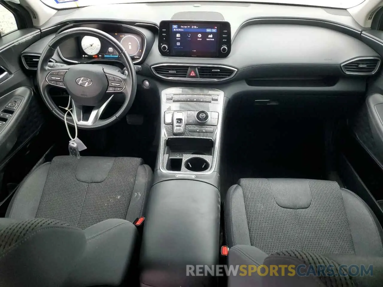 8 fotografías del automóvil dañado 5NMS64AJ8NH375972 HYUNDAI SANTA FE 2022