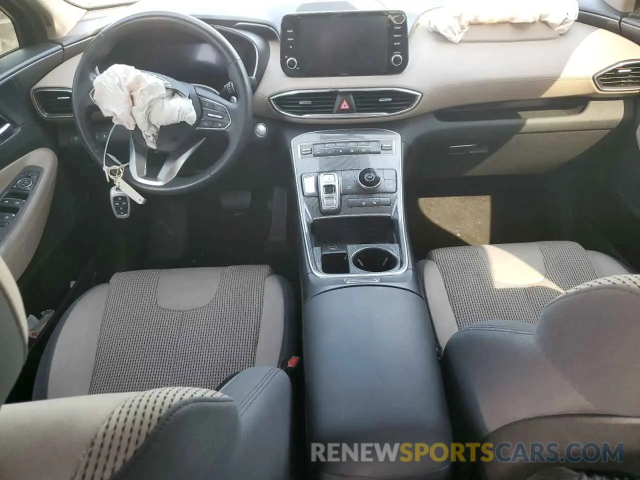 8 fotografías del automóvil dañado 5NMS64AJ9NH375351 HYUNDAI SANTA FE 2022