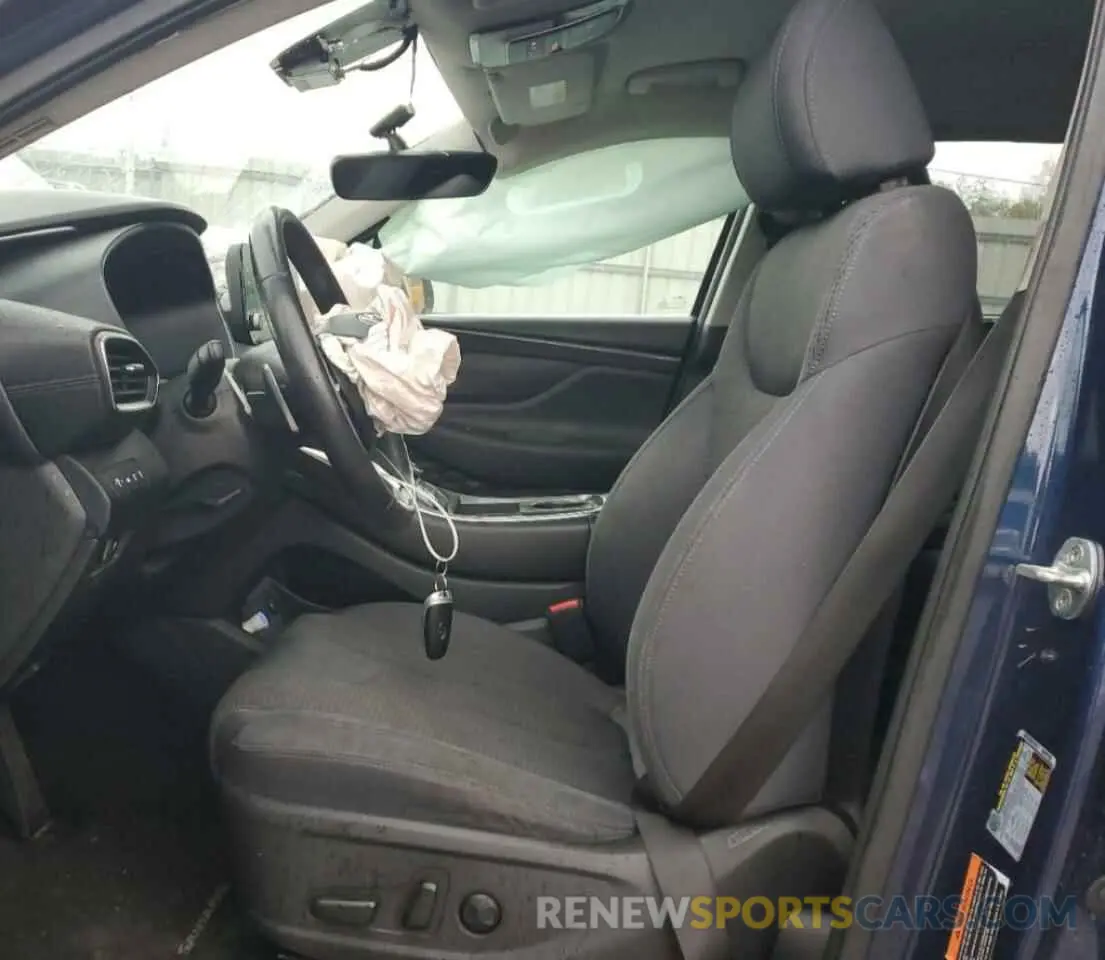 7 fotografías del automóvil dañado 5NMS64AJXNH379800 HYUNDAI SANTA FE 2022