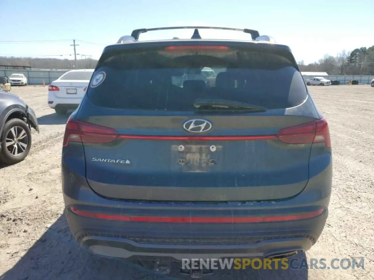 6 fotografías del automóvil dañado 5NMS64AJXNH381983 HYUNDAI SANTA FE 2022