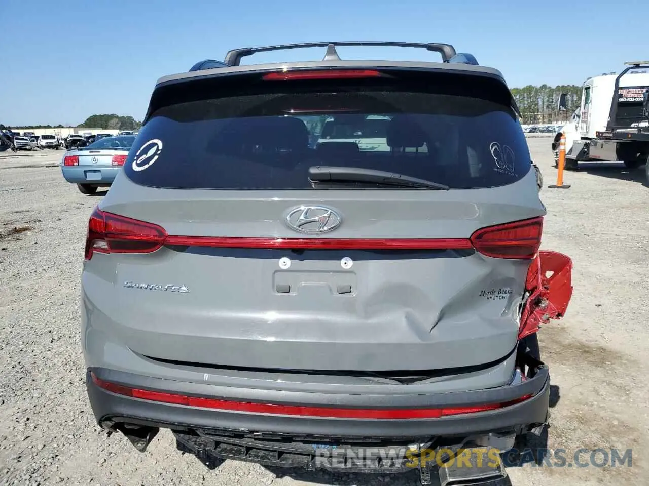 6 fotografías del automóvil dañado 5NMS64AJXNH479881 HYUNDAI SANTA FE 2022