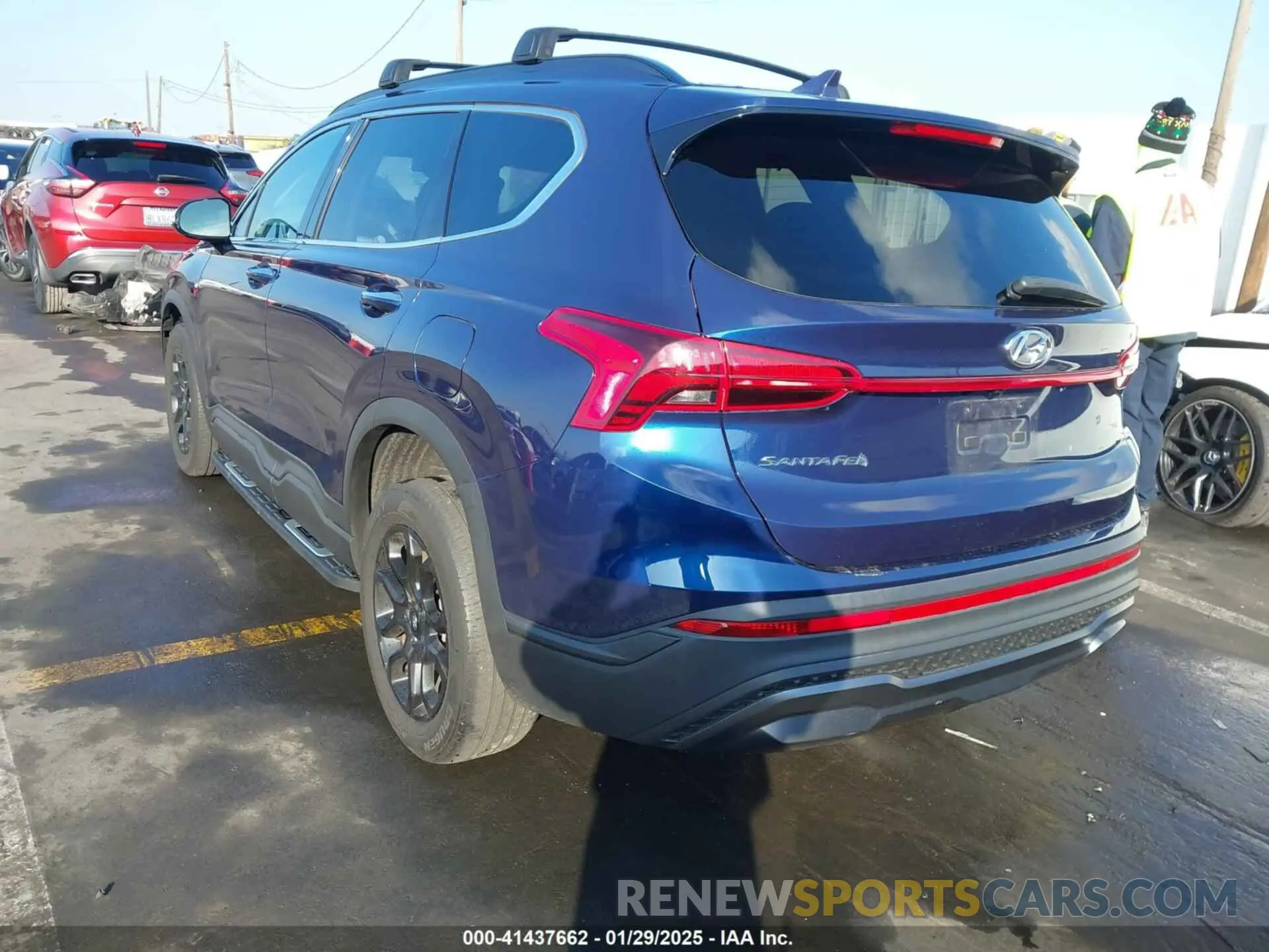 3 fotografías del automóvil dañado 5NMS6DAJ1NH396954 HYUNDAI SANTA FE 2022