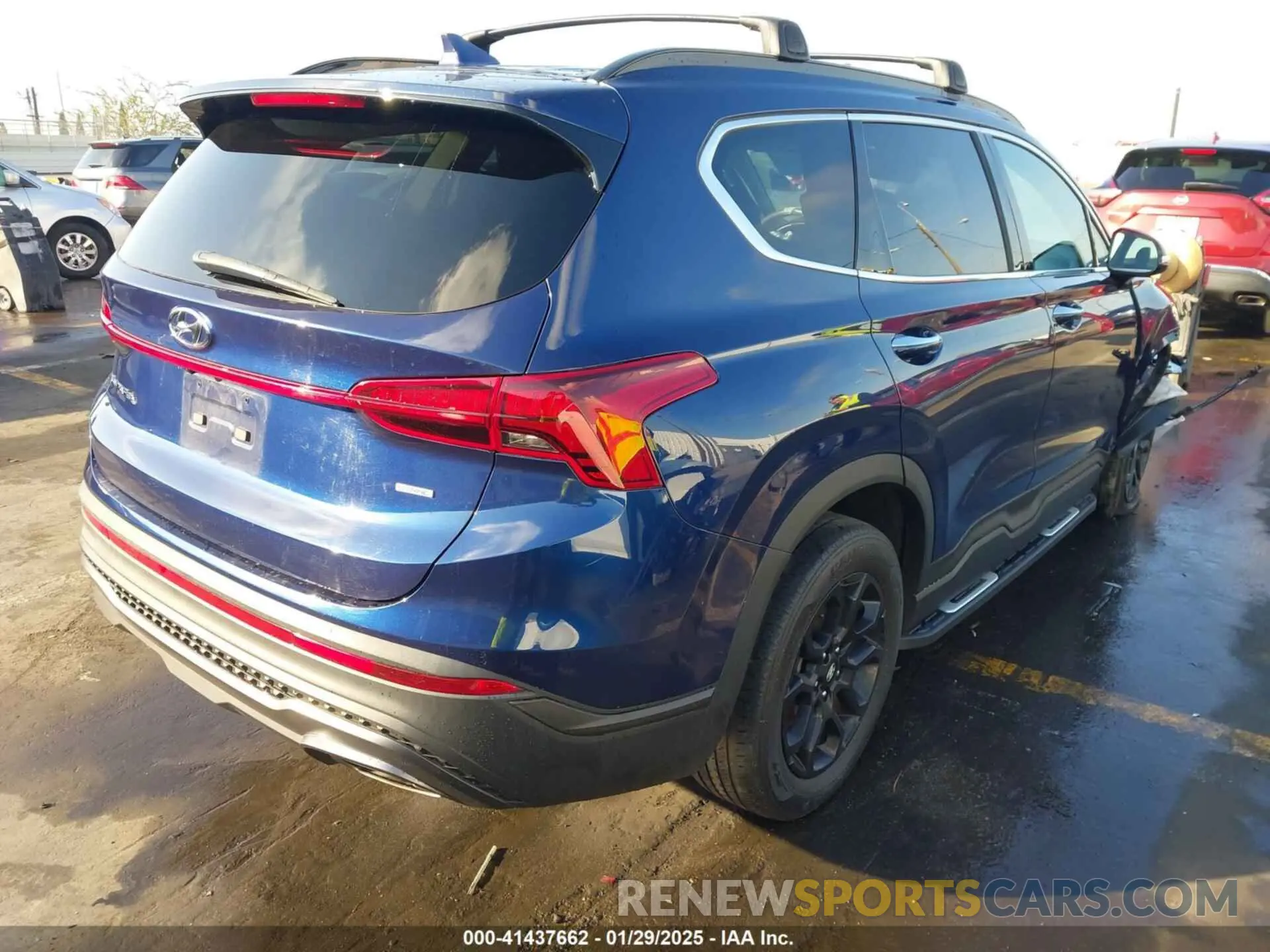 4 fotografías del automóvil dañado 5NMS6DAJ1NH396954 HYUNDAI SANTA FE 2022