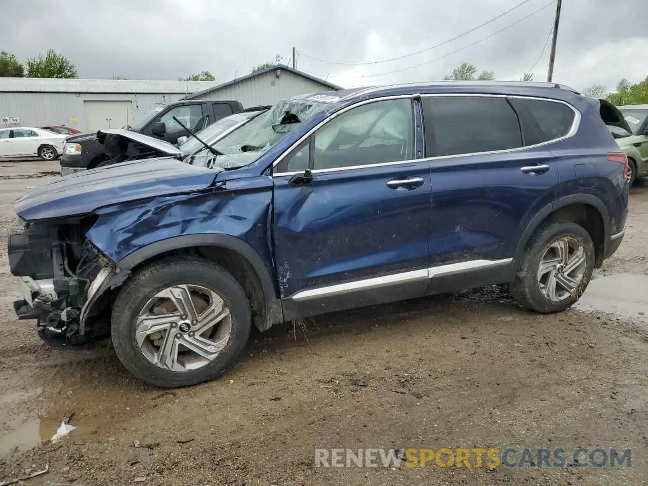 1 fotografías del automóvil dañado 5NMS6DAJ1NH404650 HYUNDAI SANTA FE 2022
