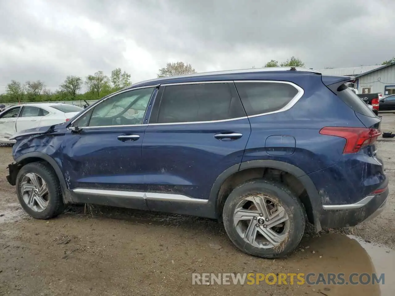 2 fotografías del automóvil dañado 5NMS6DAJ1NH404650 HYUNDAI SANTA FE 2022