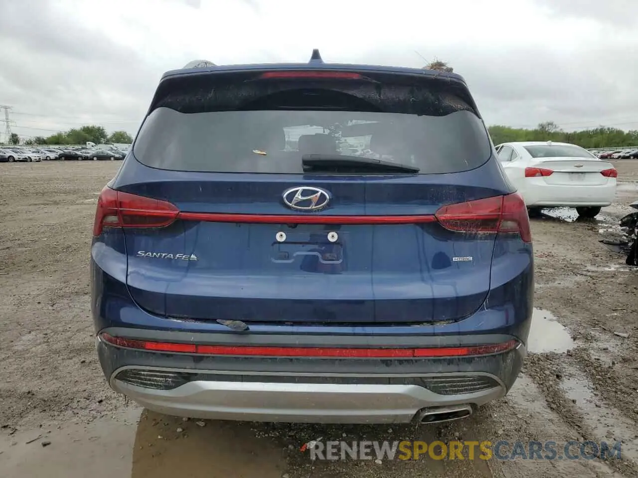 6 fotografías del automóvil dañado 5NMS6DAJ1NH404650 HYUNDAI SANTA FE 2022