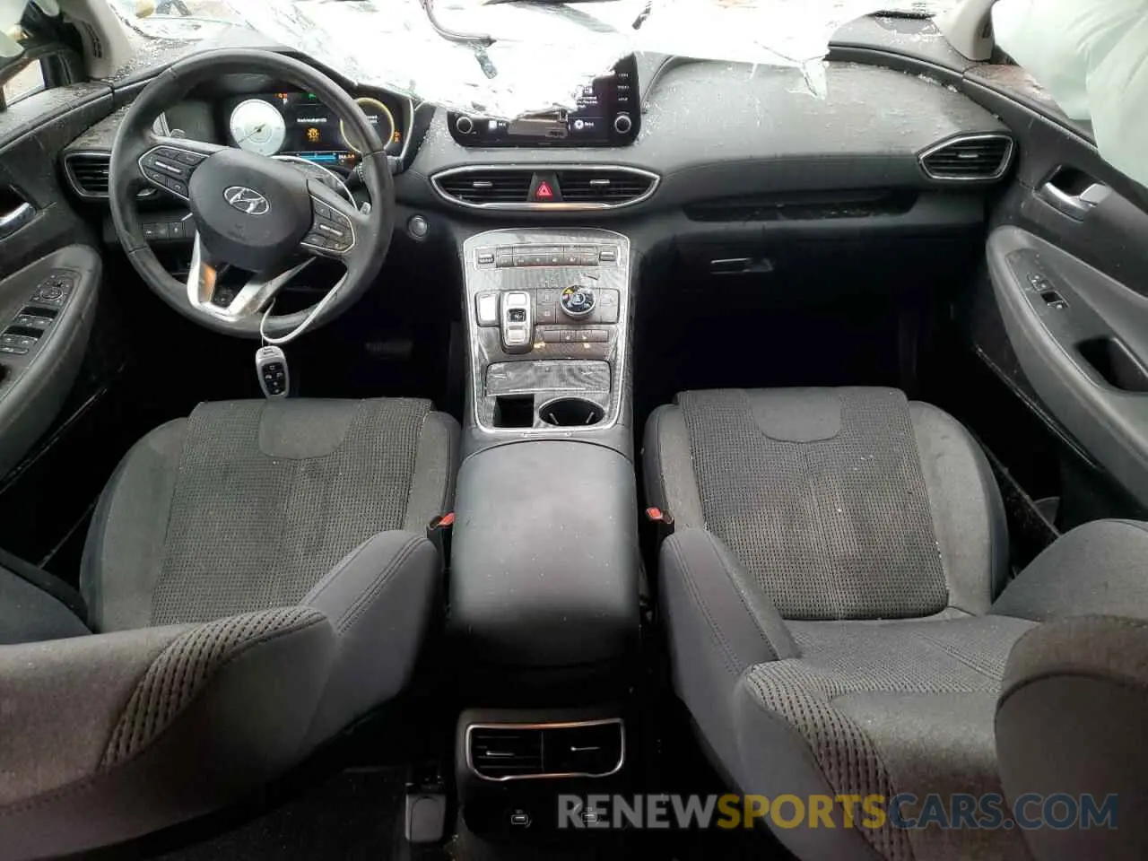 8 fotografías del automóvil dañado 5NMS6DAJ1NH404650 HYUNDAI SANTA FE 2022