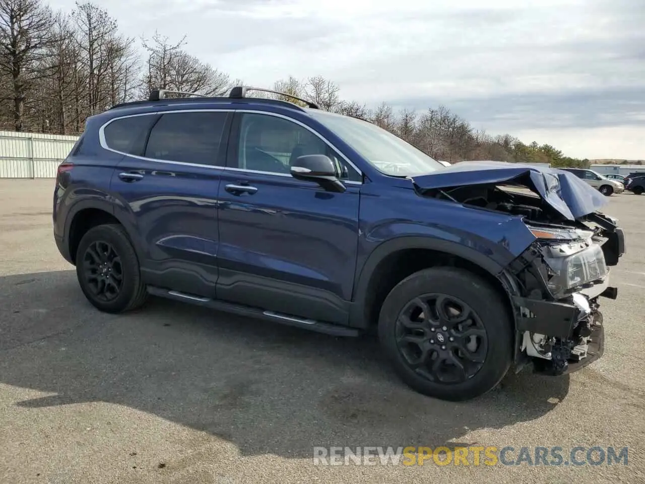 4 fotografías del automóvil dañado 5NMS6DAJ1NH428625 HYUNDAI SANTA FE 2022