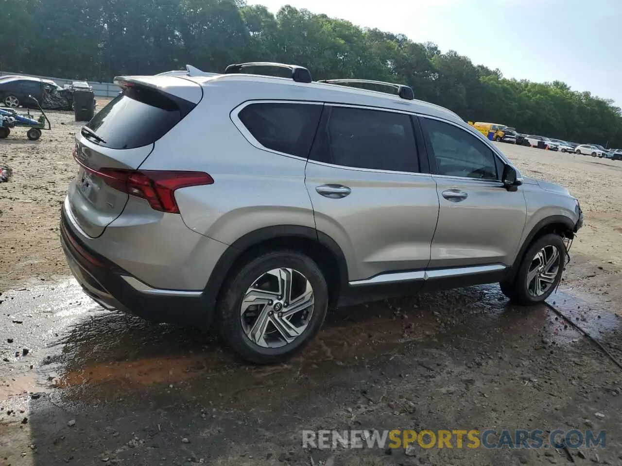 3 fotografías del automóvil dañado 5NMS6DAJ2NH377314 HYUNDAI SANTA FE 2022
