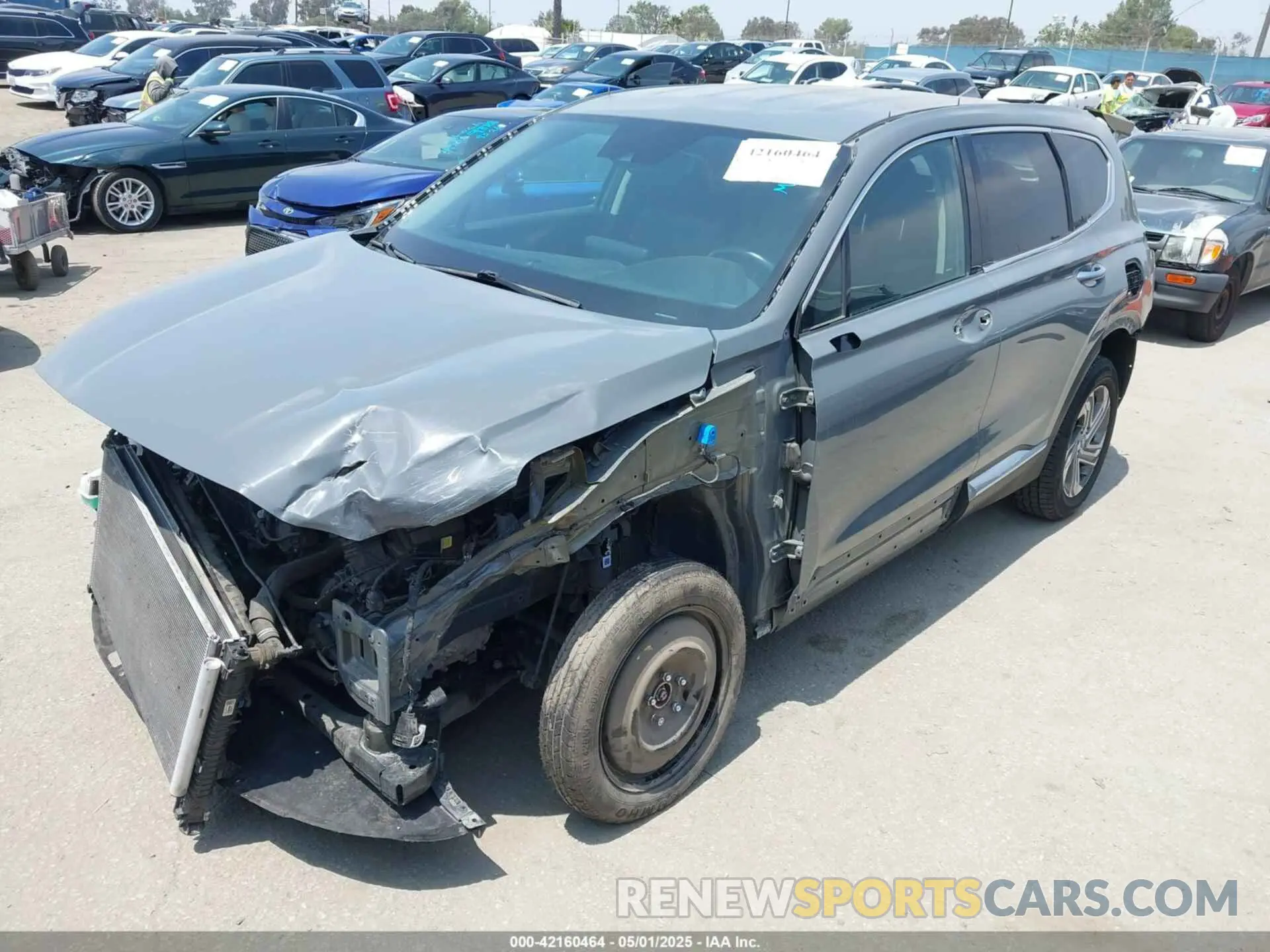 2 fotografías del automóvil dañado 5NMS6DAJ2NH381668 HYUNDAI SANTA FE 2022